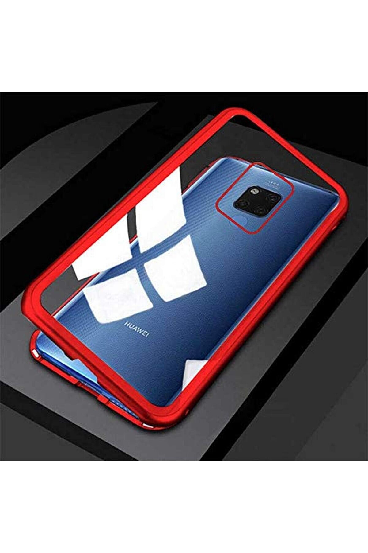 Mate 20 İle Uyumlu Pro Devri̇m Kırmızı Cep Telefonu Kılıfı 1014773