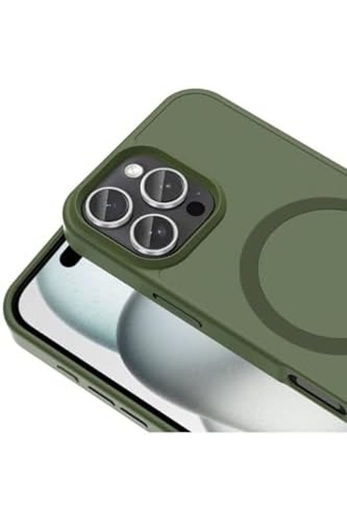 İphone 16 Pro Kılıf Şarj Arka Yarı Şeffaf Kapak Si̇o Cover İle Uyumlu 1014773