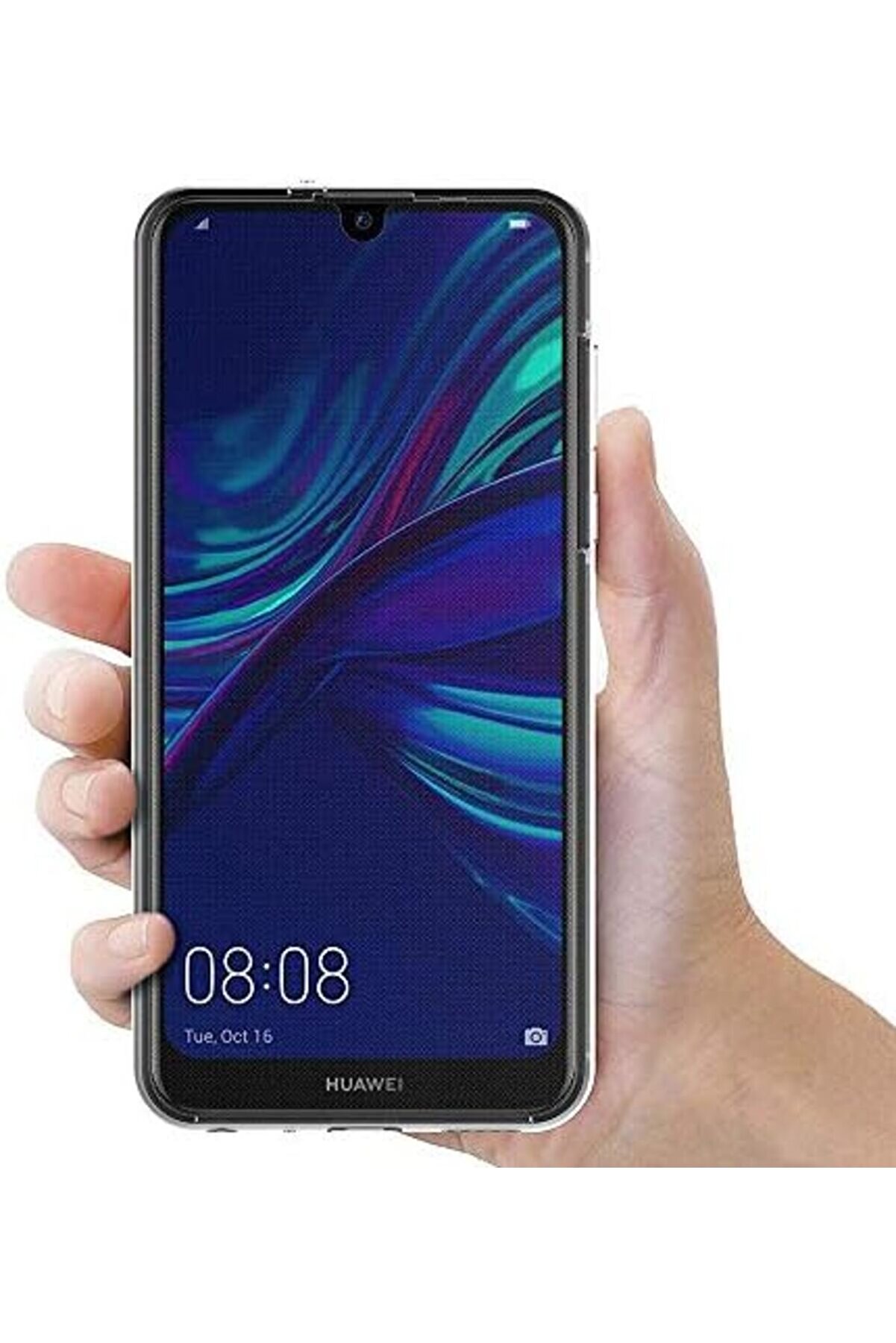 Y7 2019 Kılıf 6 Tarafı Tam Full Koruma 360 Clear Soft Şeffaf 1014773