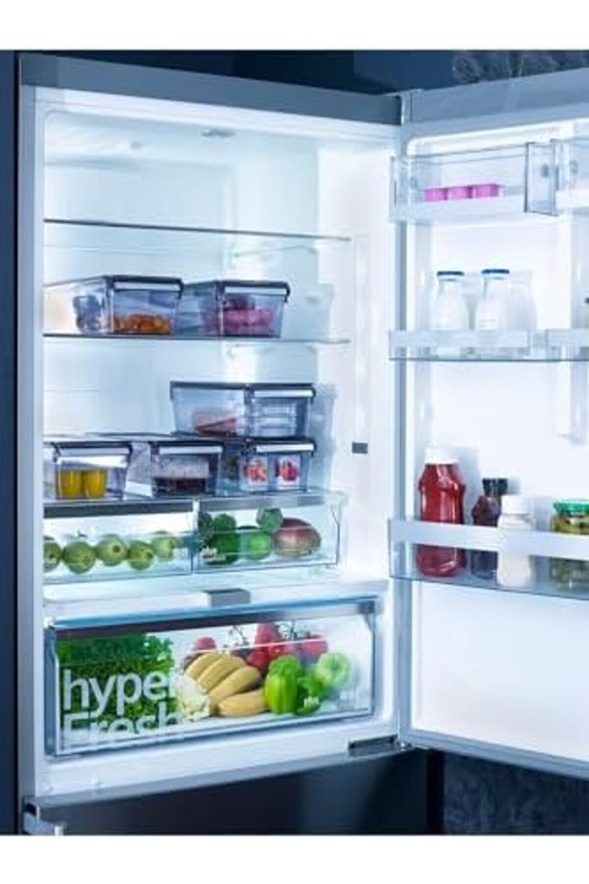 Kapaklı Mutfak Düzenleyi̇ci̇ Raf Ps 360 * 150 * 100 Mm Şeffaf M-E27-20-16K 1014773