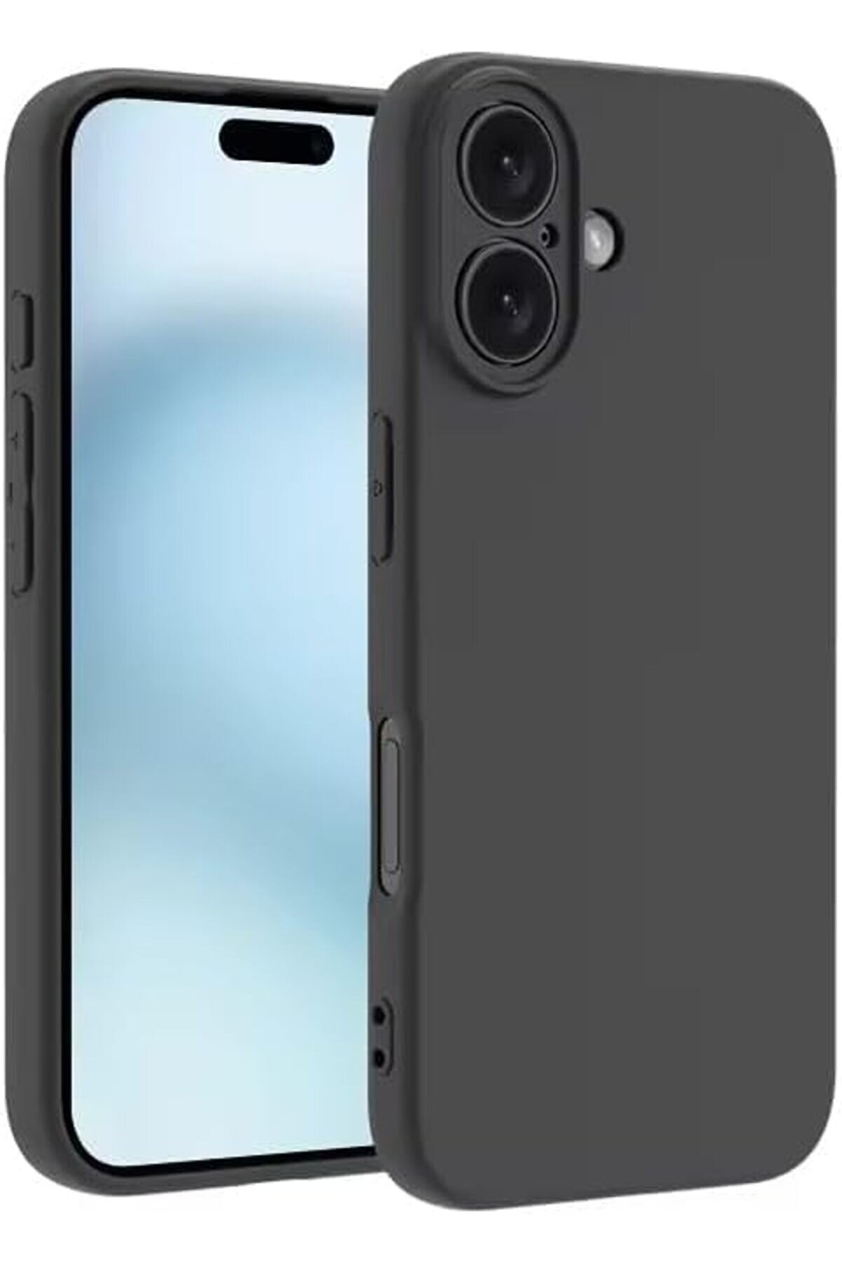 STOREMAX AKSESUAR 16 ile Uyumlu İçi Kadife Kamera Korumalı Lansman Silikon Kılıf Yapılı Tam Koruma Sağlayan K