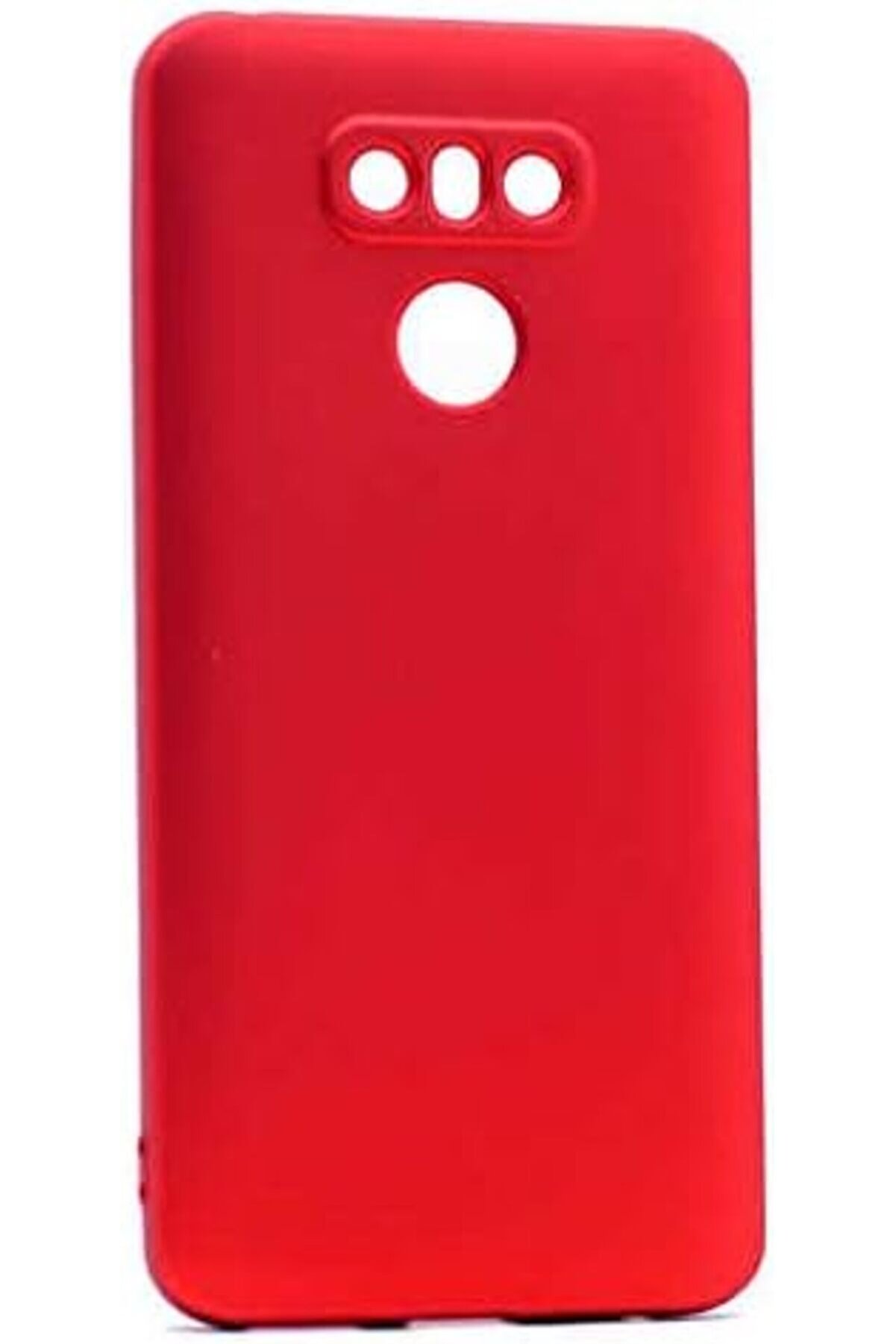 STOREMAX G6 Uyumlu Mat Yumuşak Silikon Kılıf (Kırmızı) 1014773