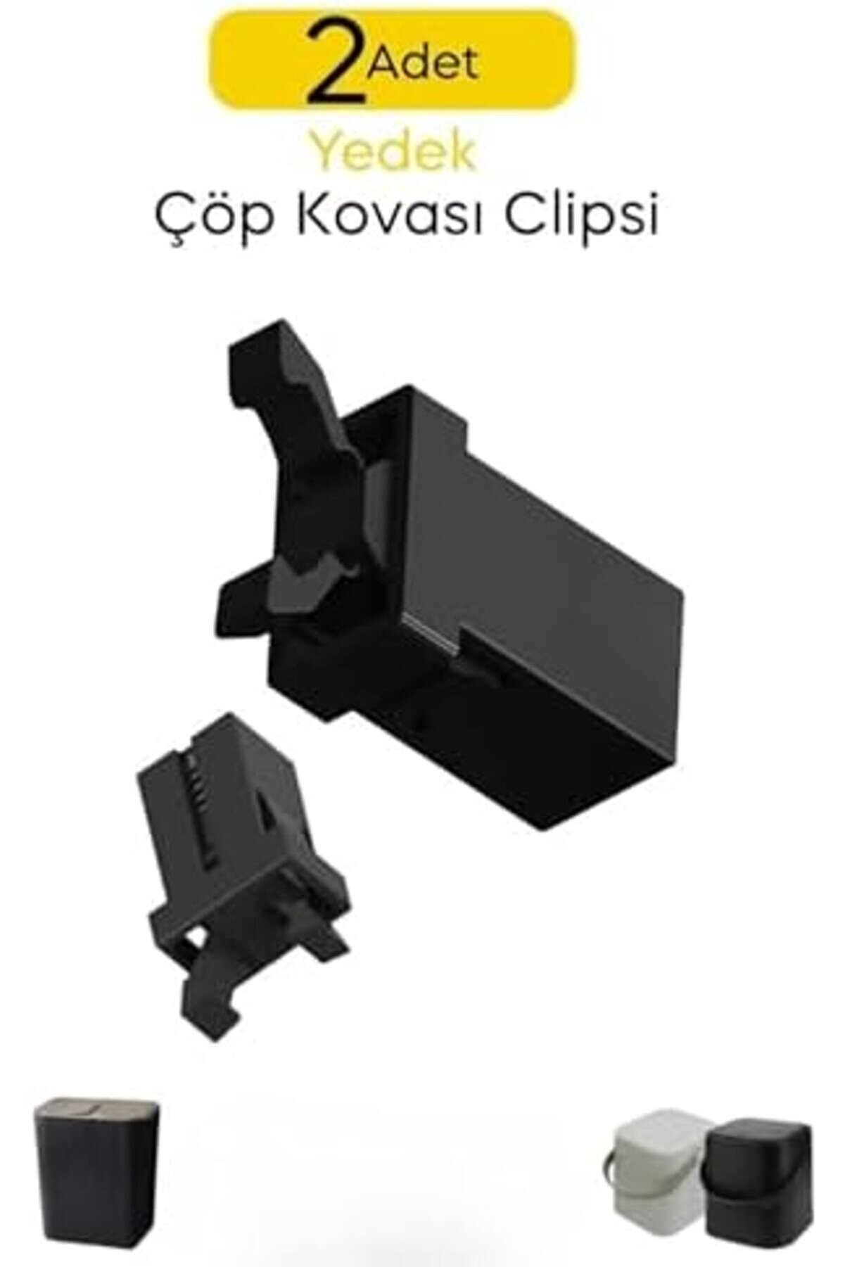 Li̇fe 2 Adet Çöp Kovası Yedek Ki̇li̇di̇ Kli̇psi̇ Mıt1