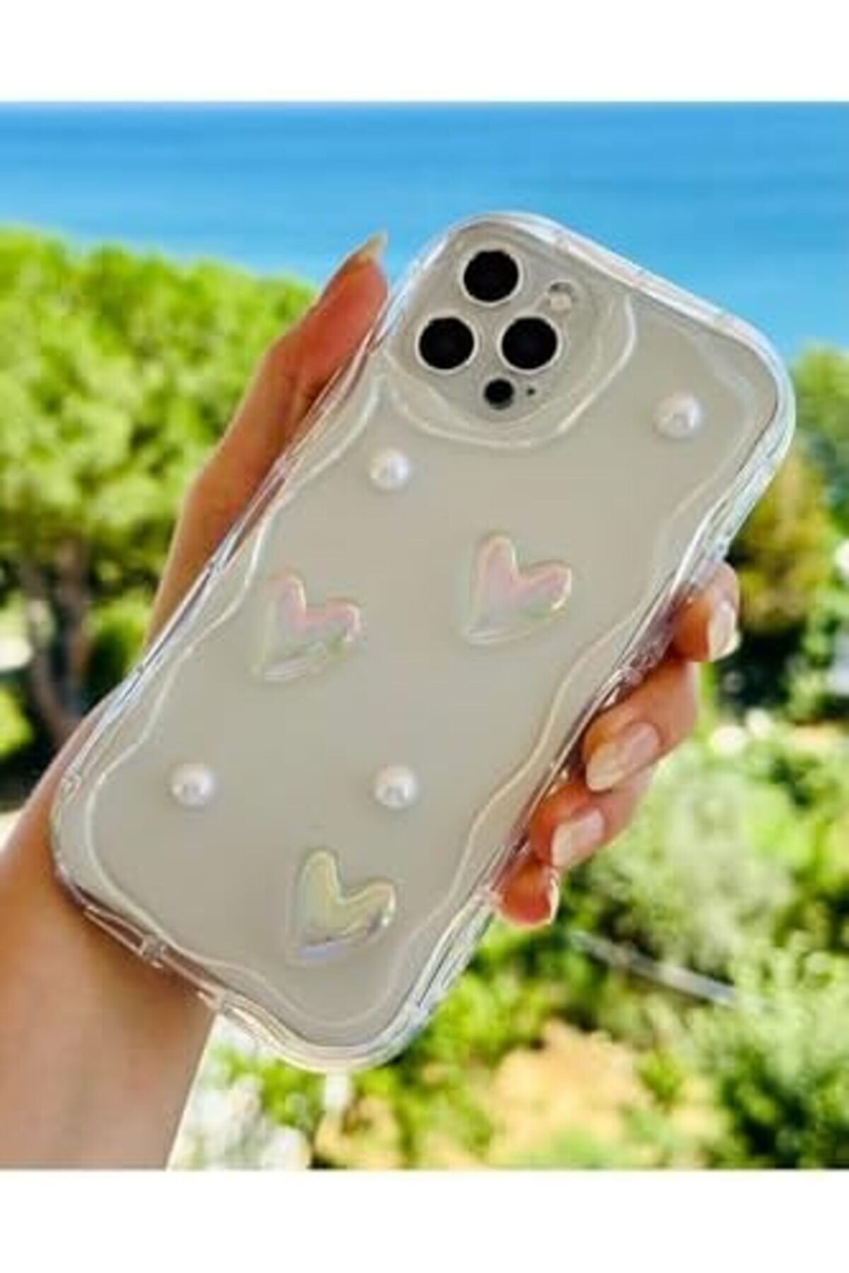 Aksesuar Iphone 12 Ve 12 Pro İle Uyumlu Özel Inci̇ Tasarım 3D Oyuncak Tasarımlı Esnek Si̇li̇kon Kılıf