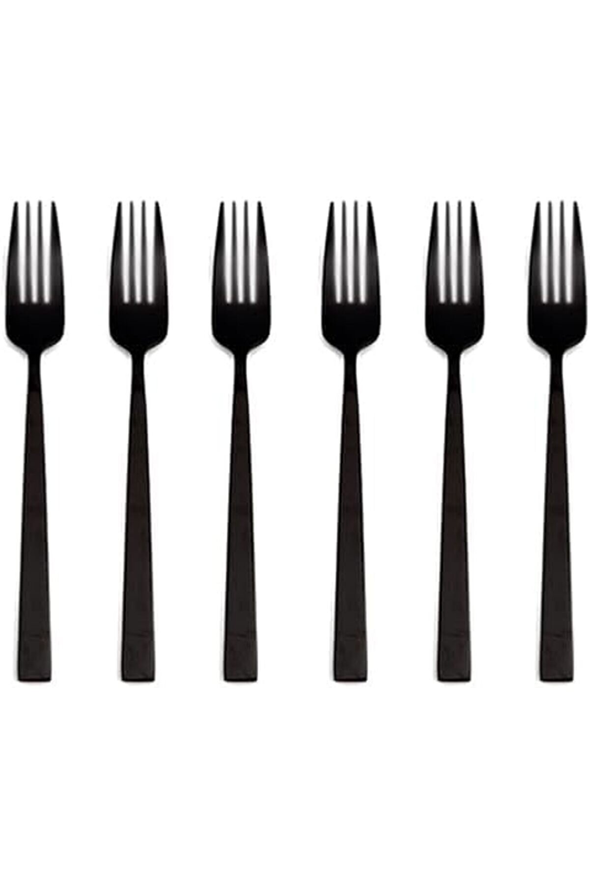 STOREMAX Quantum Mat Siyah Tatlı Çatalı 16cm 6 adet 1014773
