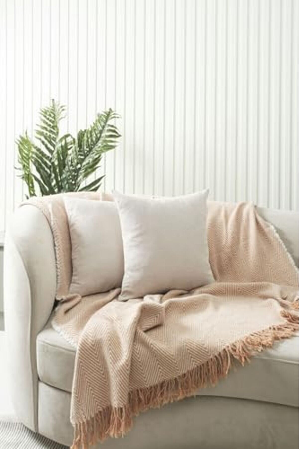 Beyaz Sade Panorama Kırlent Kılıfı &Ccedil;ok Farklı Renk Se&ccedil;eneği̇yle, 40 X 40 1014773