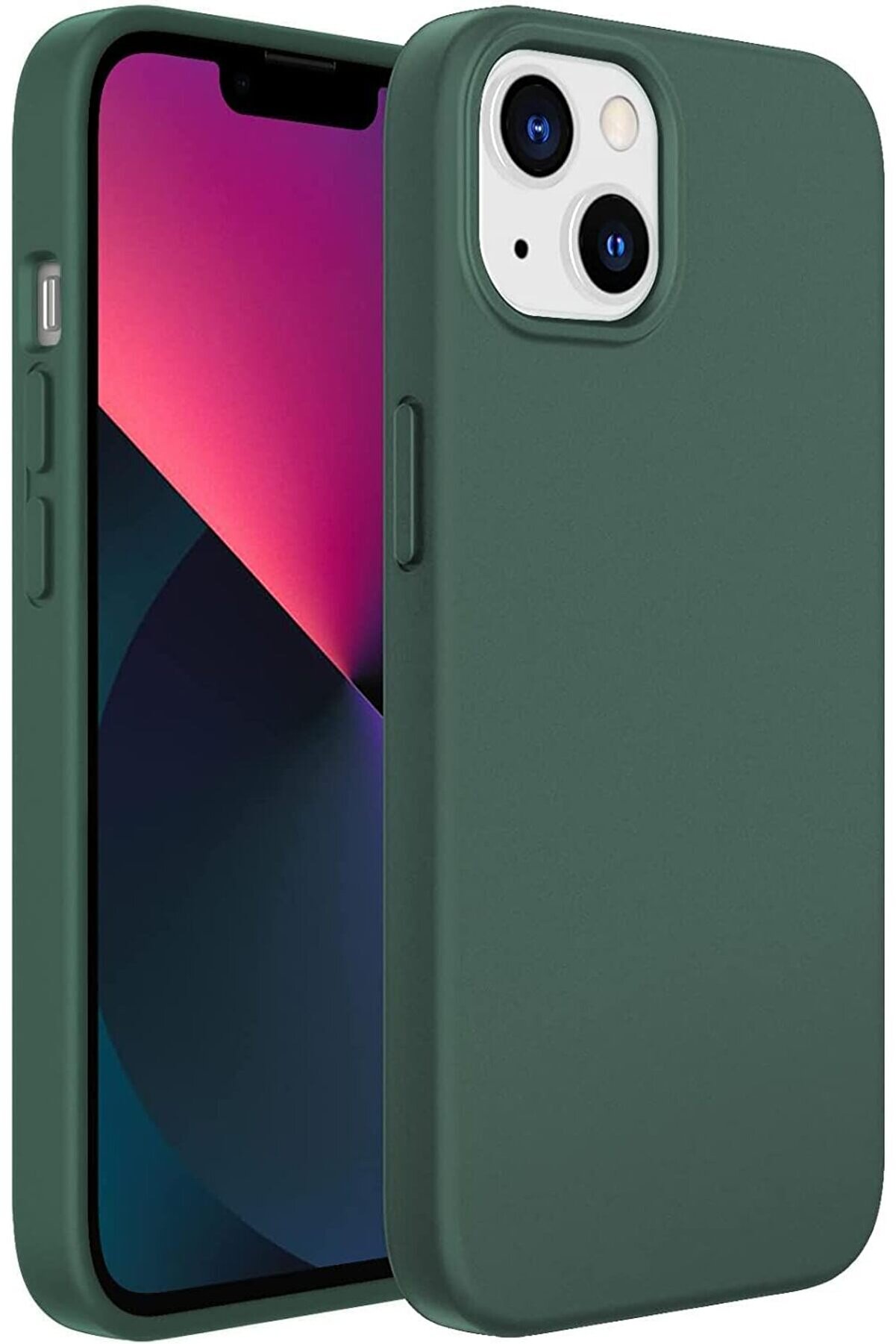 STOREMAX 14 Kılıf 6.1’ Içi Kadife Lansman Silikon Kılıf Şok Emici Full Kasa Koruma Sağlayan Kılıf - Silicone