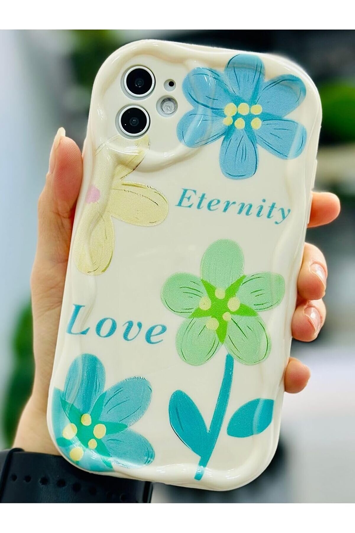 STOREMAX Aksesuar 11 ile Uyumlu Dalgalı Eternity Tasarımlı Baskılı Esnek Silikon Kılıf 1014773