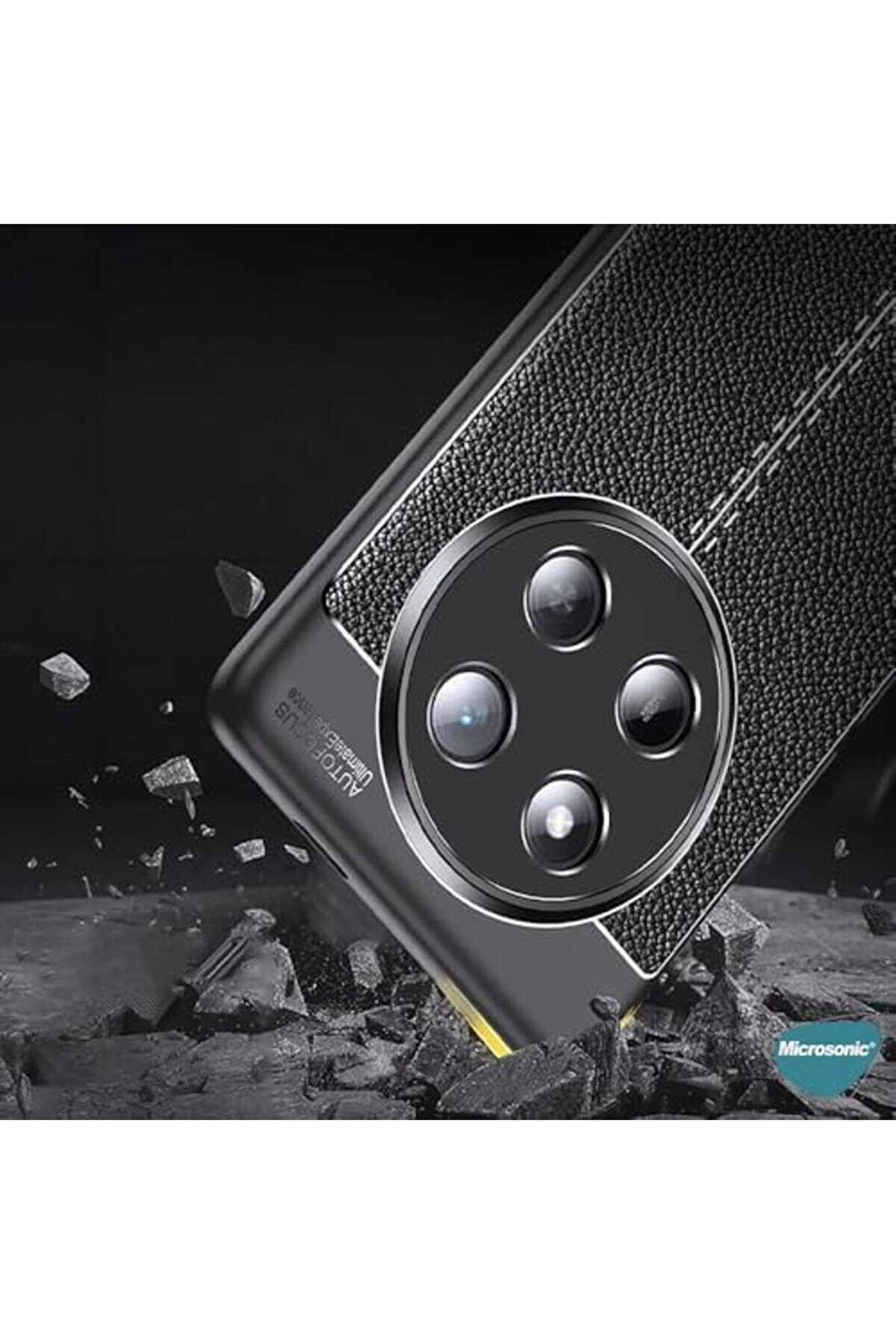 7 Li̇te Kılıf Deri̇ Dokulu Si̇li̇kon Si̇yah [ 7 Li̇te İle Uyumlu Kılıf - Si̇yah] 1014773