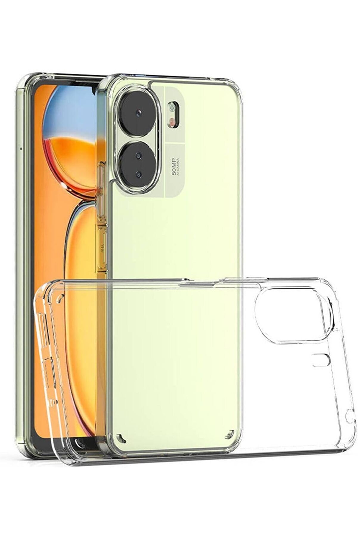 STOREMAX İletişim 13C Kapak 1mm Süper Silikon Şeffaf Kılıf 1014773