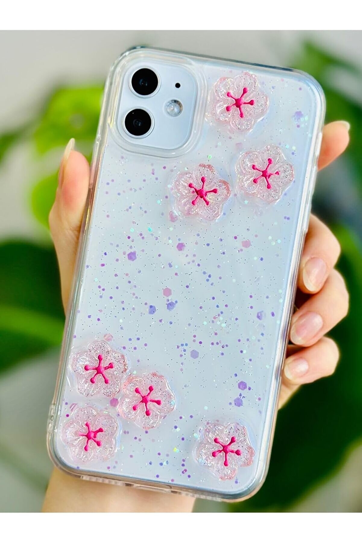 STOREMAX Aksesuar 11 ile Uyumlu EPOKSİLİ Tasarımlı Oyuncaklı Esnek Silikon Kılıf 1014773