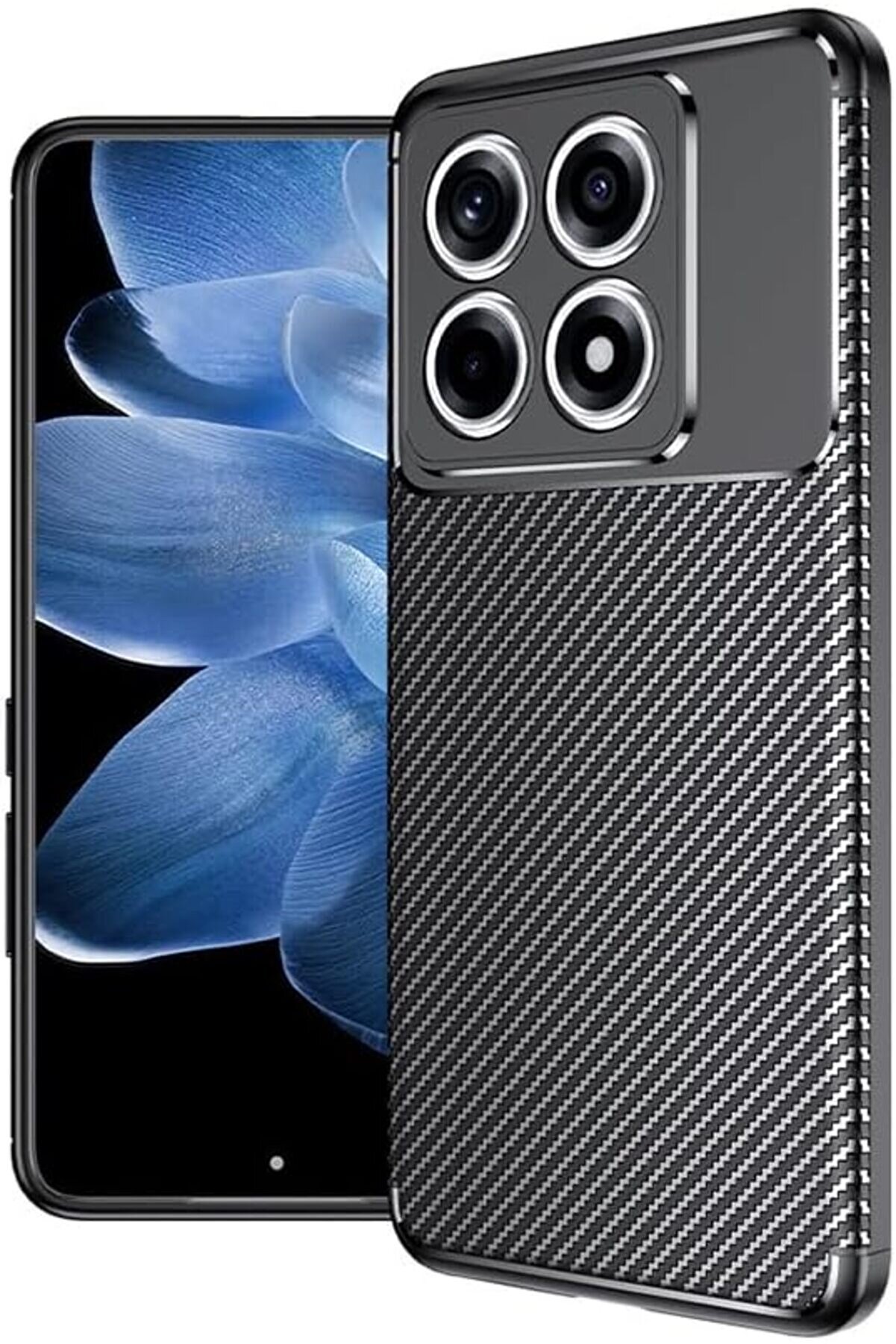 STOREMAX için uyumlu 14T Pro Kılıf Negro Silikon Kapak Siyah 1014773