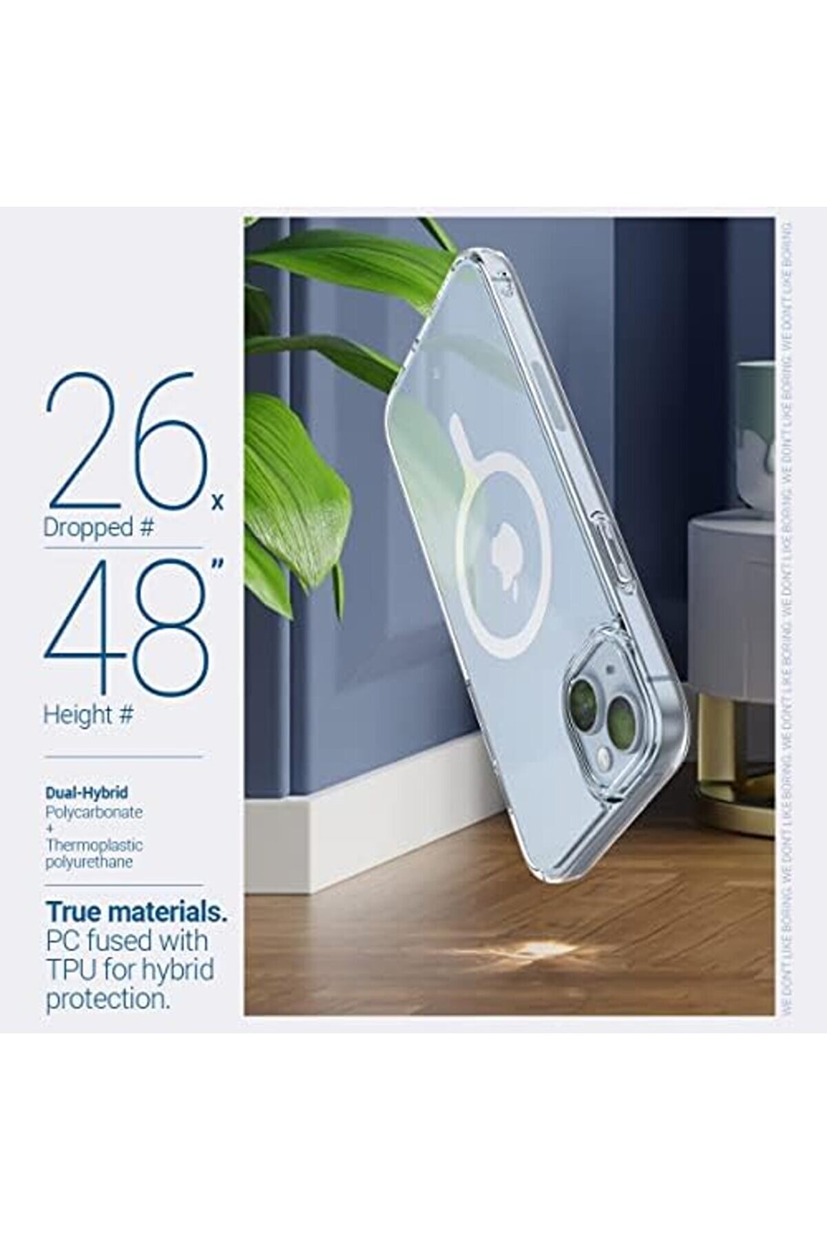 14 Kılıf Capella Mag Özelli̇kli̇ Clear - Acs05