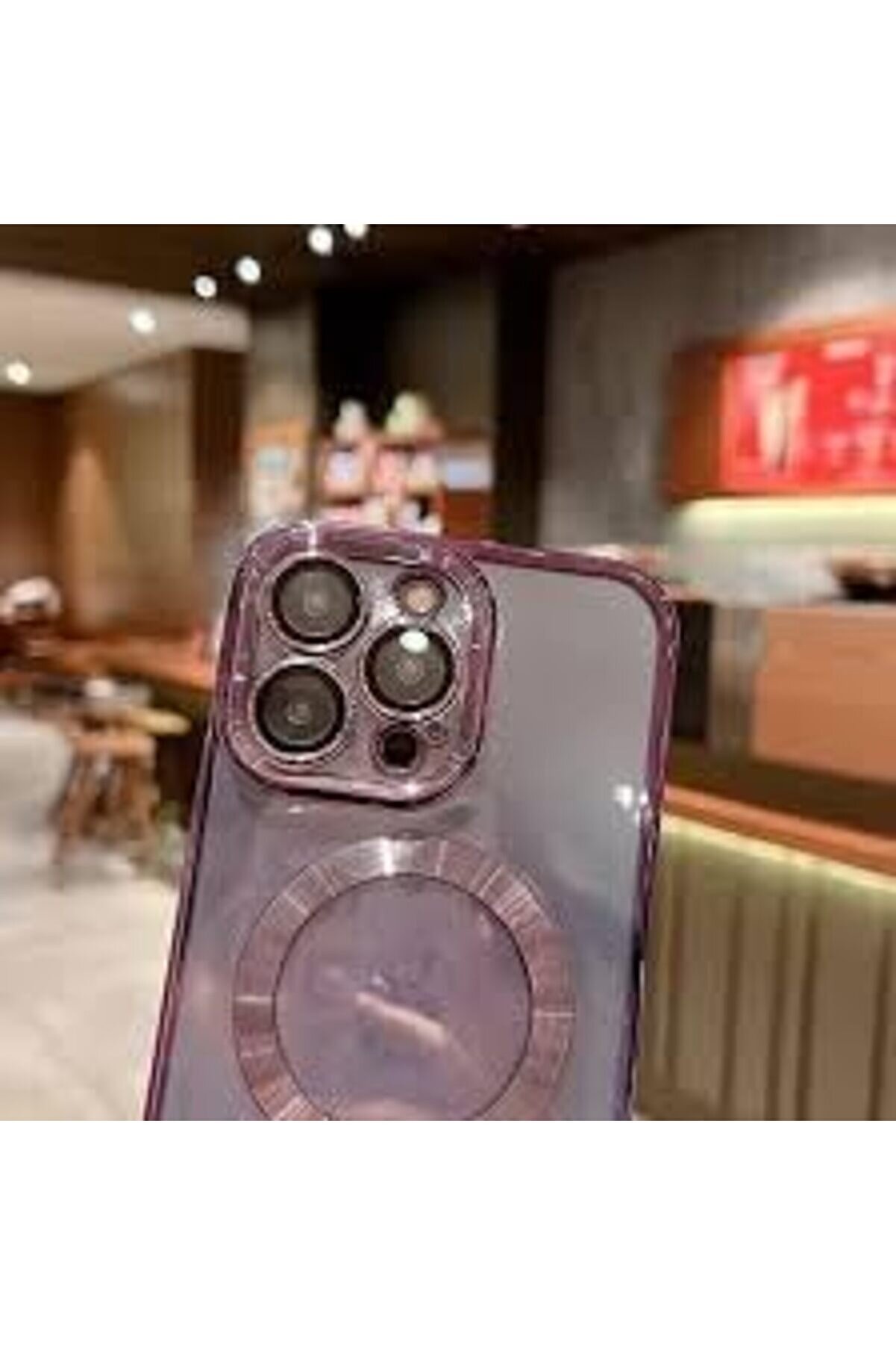 Aks 14 Pro Uyumlu Lens Korumalı Kılıf Rose 1014773
