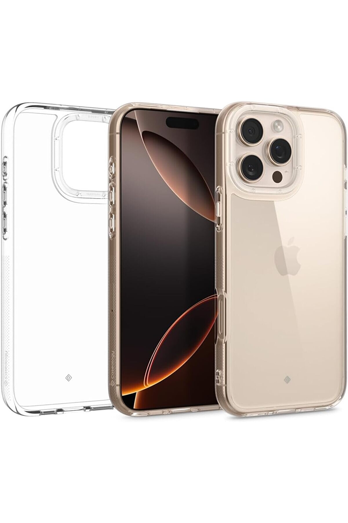 STOREMAX 16 Pro Max ince Kılıf Skyfall Sararma Karşıtı Hava Kanalı Teknolojisi™ Askeri Sınıf Koruma Clear Şef