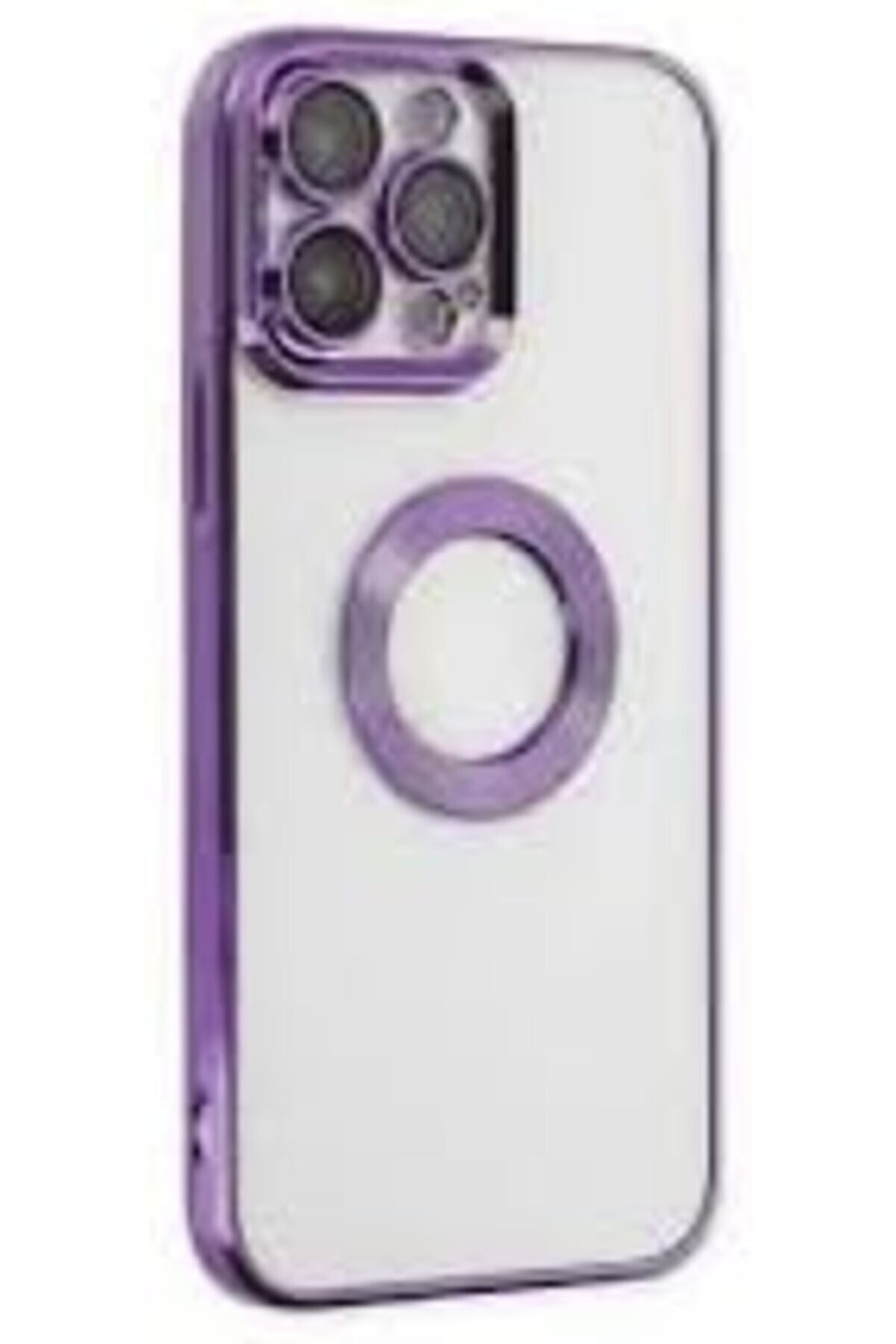 STOREMAX aks 13 pro uyumlu lens korumalı kılıf mor 1014773