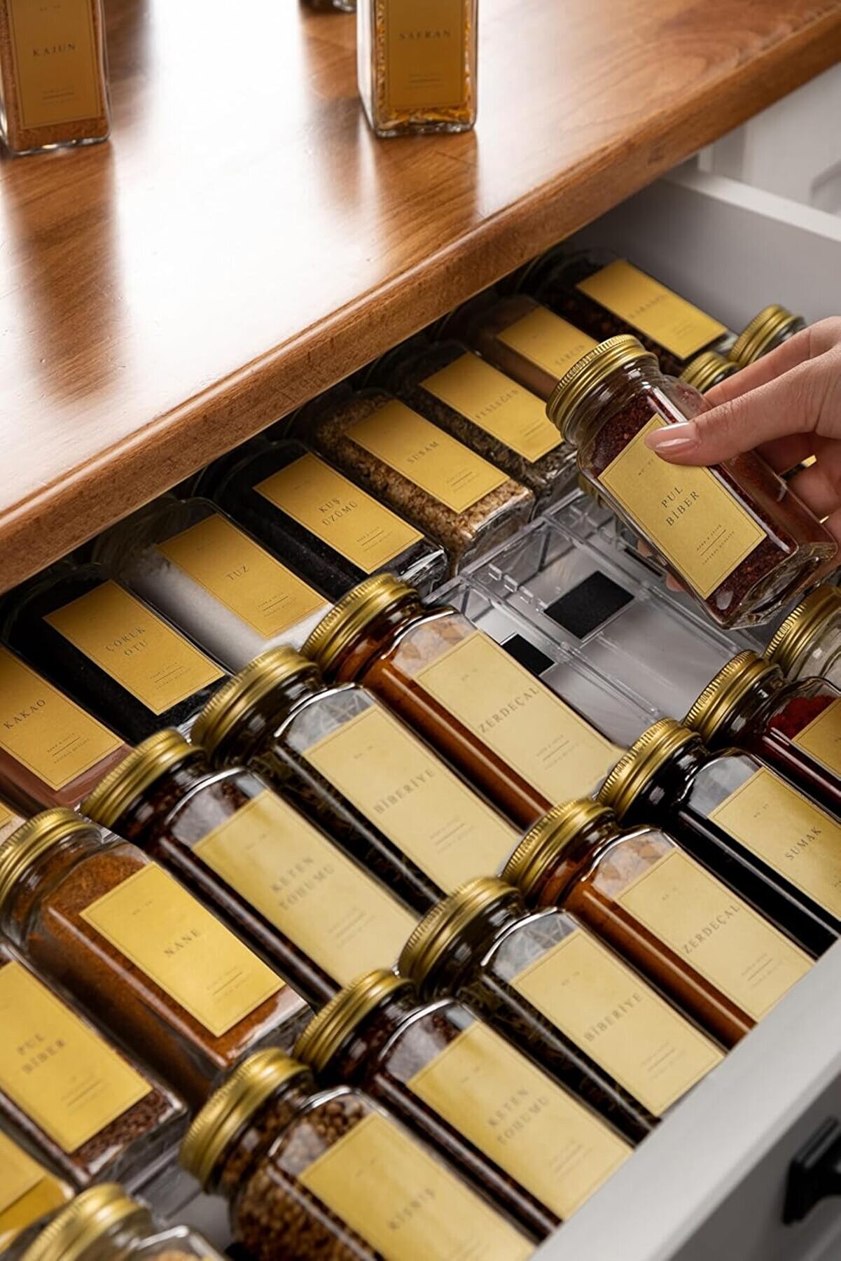 STOREMAX 12'li Seti, 120 ml, Kapak ve Etiketli Takım Mh00gld12 1014773