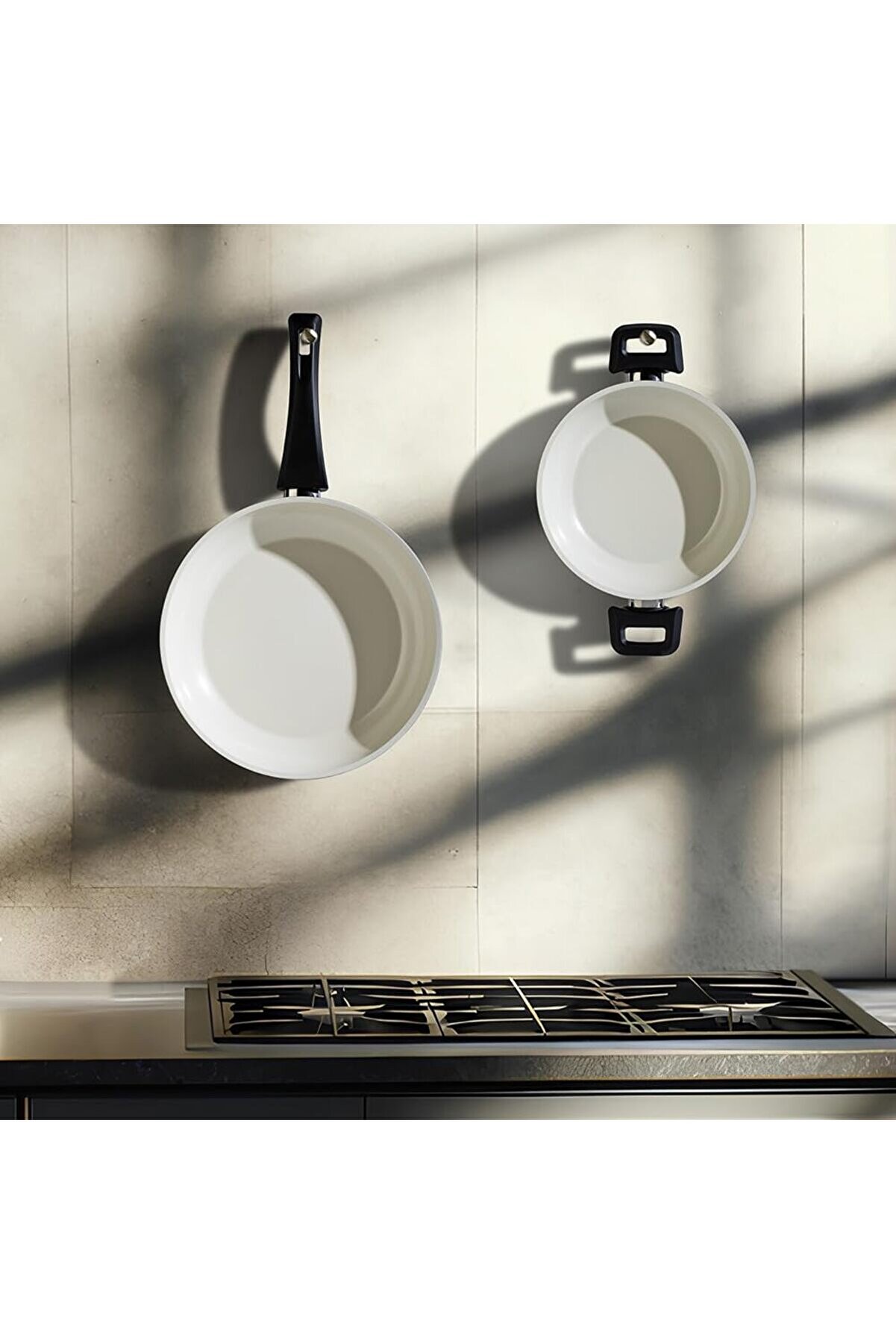 STOREMAX modashine Ceramic Siyah 2 Parça Tava Seti modascope 1014773