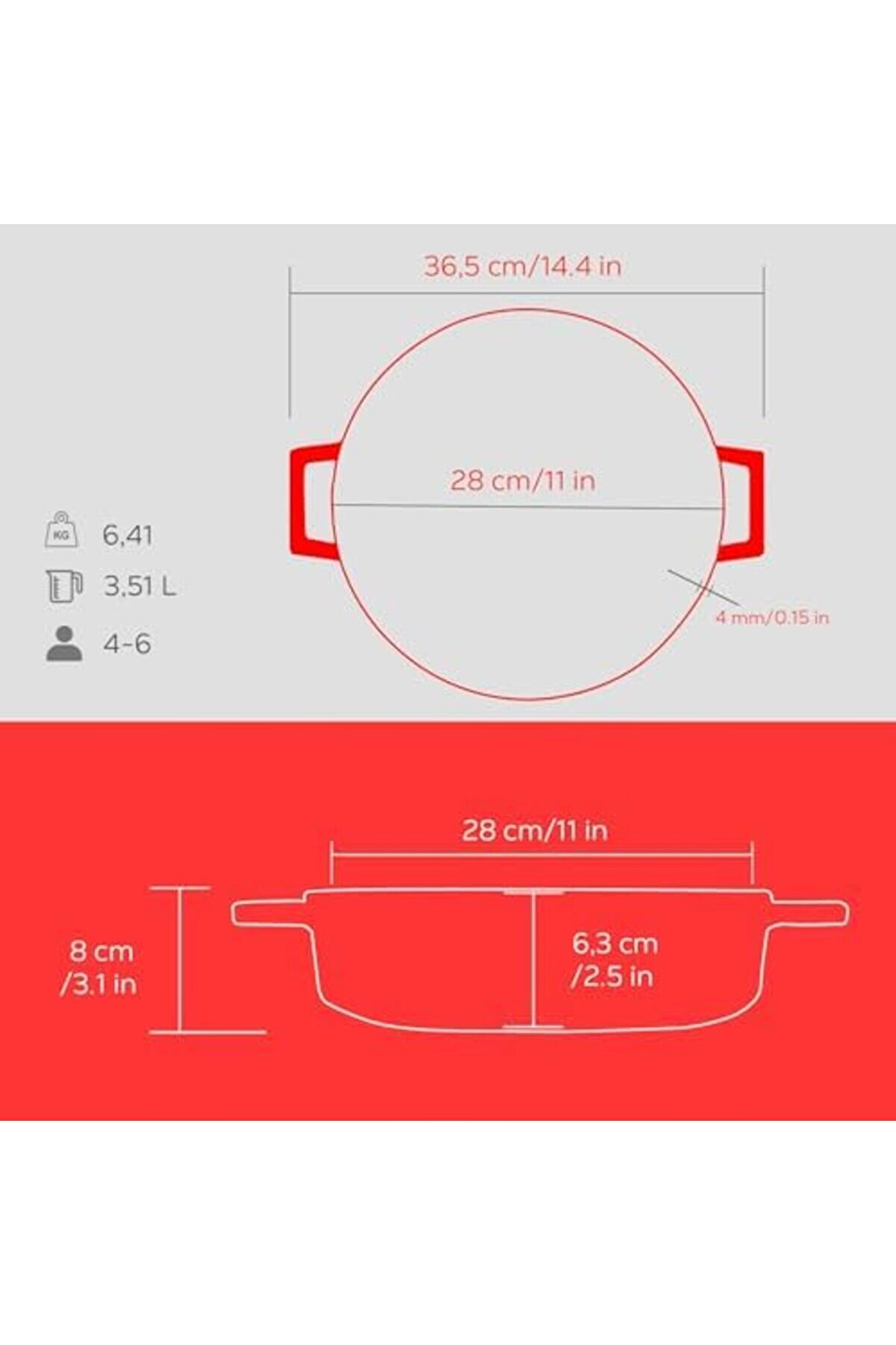 Modashi̇ne Metal Spri̇ng Seri̇si̇ - D&ouml;k&uuml;m &Ccedil;ok Ama&ccedil;lı Tencere, Yuvarlak, 28 Cm, Mat, Parlak Si̇yah Taban,