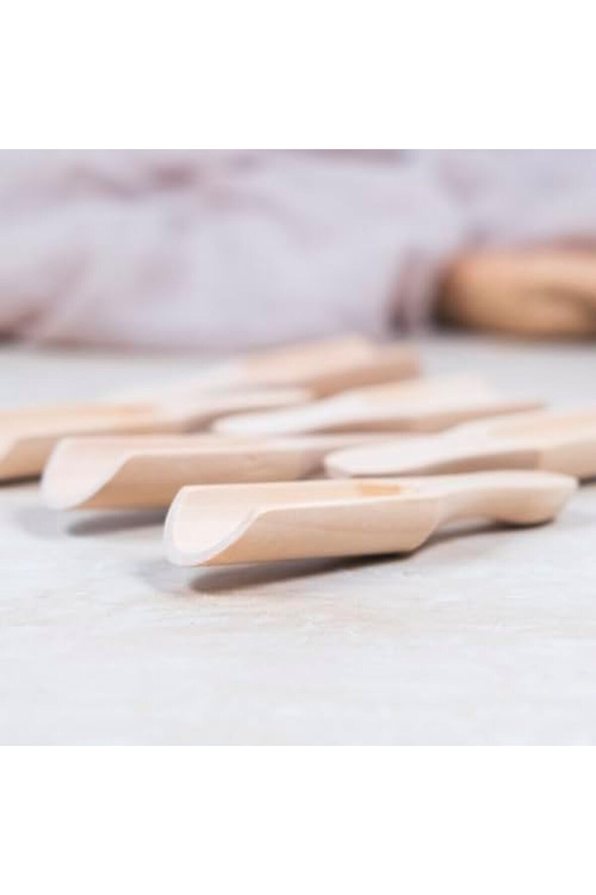 Ahşap Baharat Küreği̇ Küçük 6 Adet
