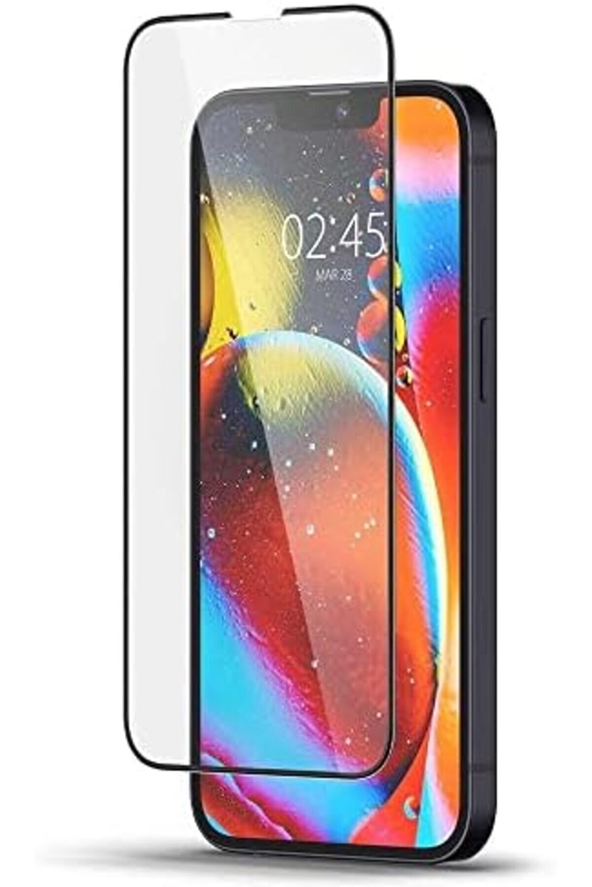 14 / 13 / 16E / 13 Pro Cam Ekran Tam Kaplayan Glas.tr Full Cover Hd - Agl03