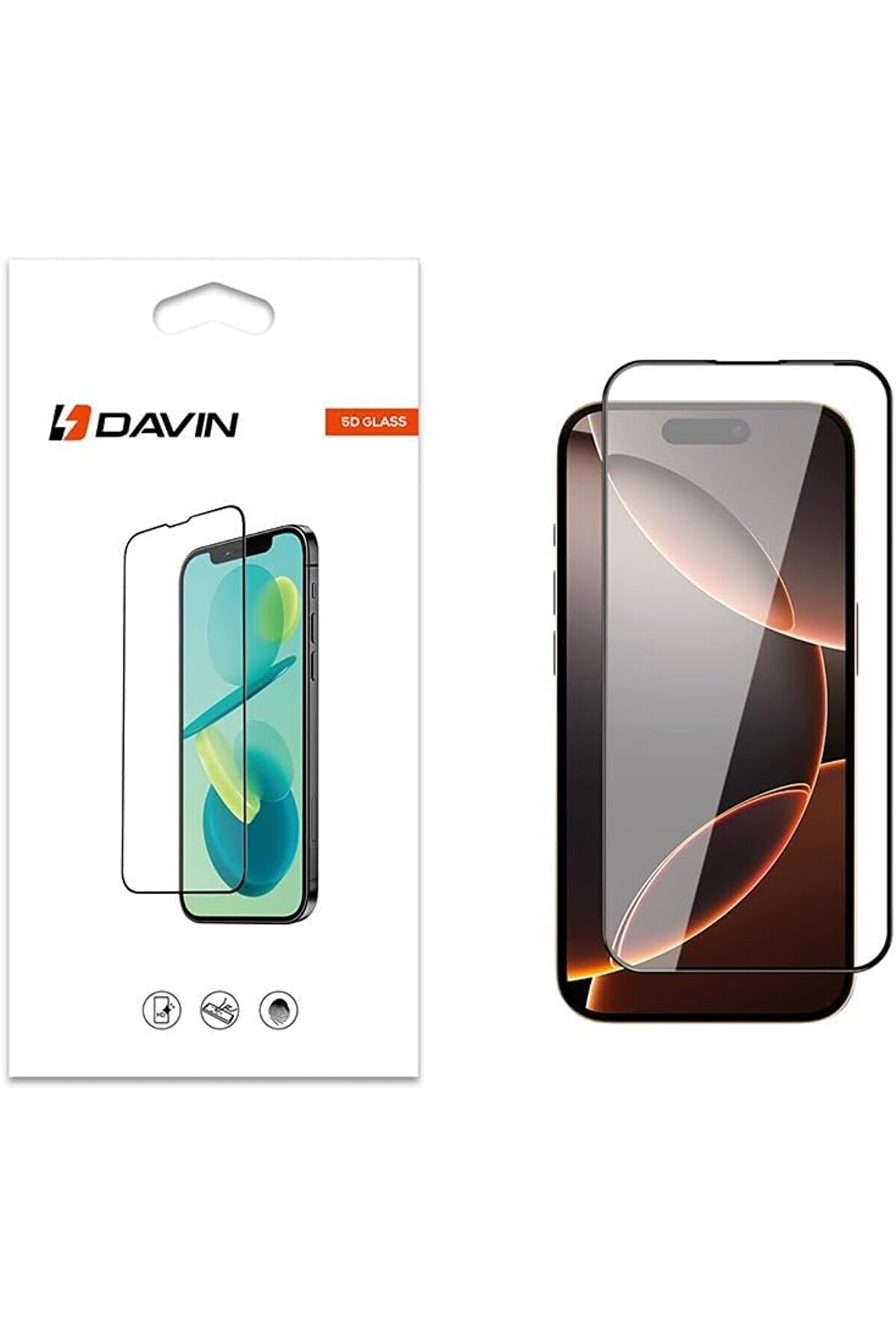 STOREMAX İle Uyumlu 16 Pro Max 5D Cam Ekran, Siyah 1014773