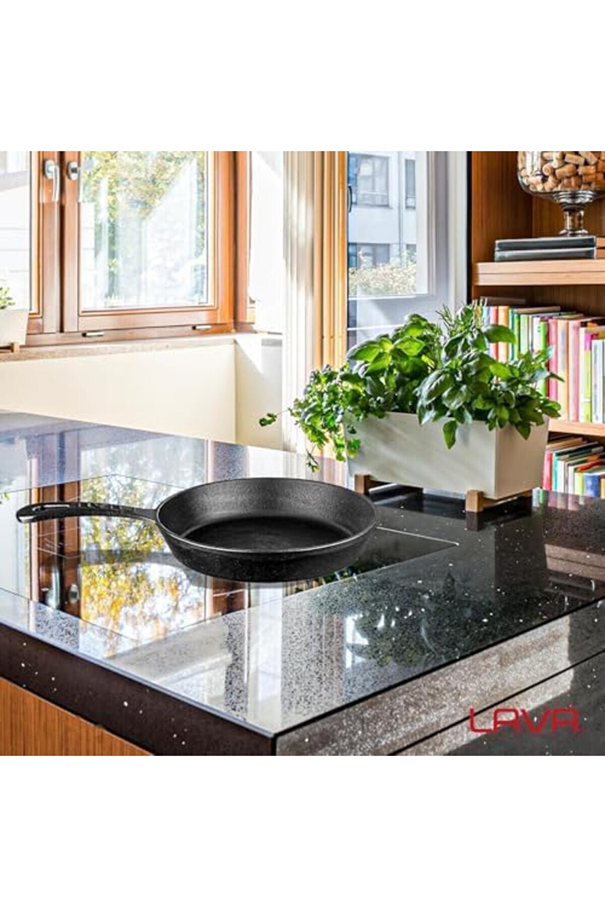 Modashi̇ne Metal Yuvarlak Döküm Tava, 20 Cm Modascope 1014773