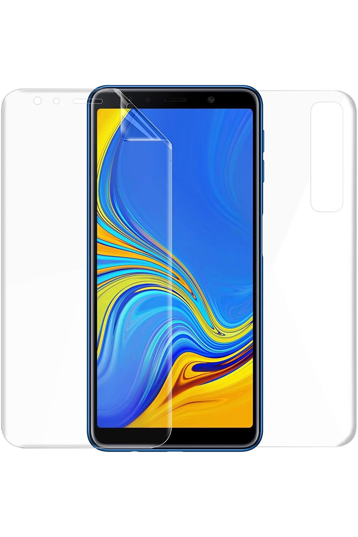 STOREMAX A7 2018 Ön + Arka Kavisler Dahil Tam Ekran Kaplayıcı Film 1014773