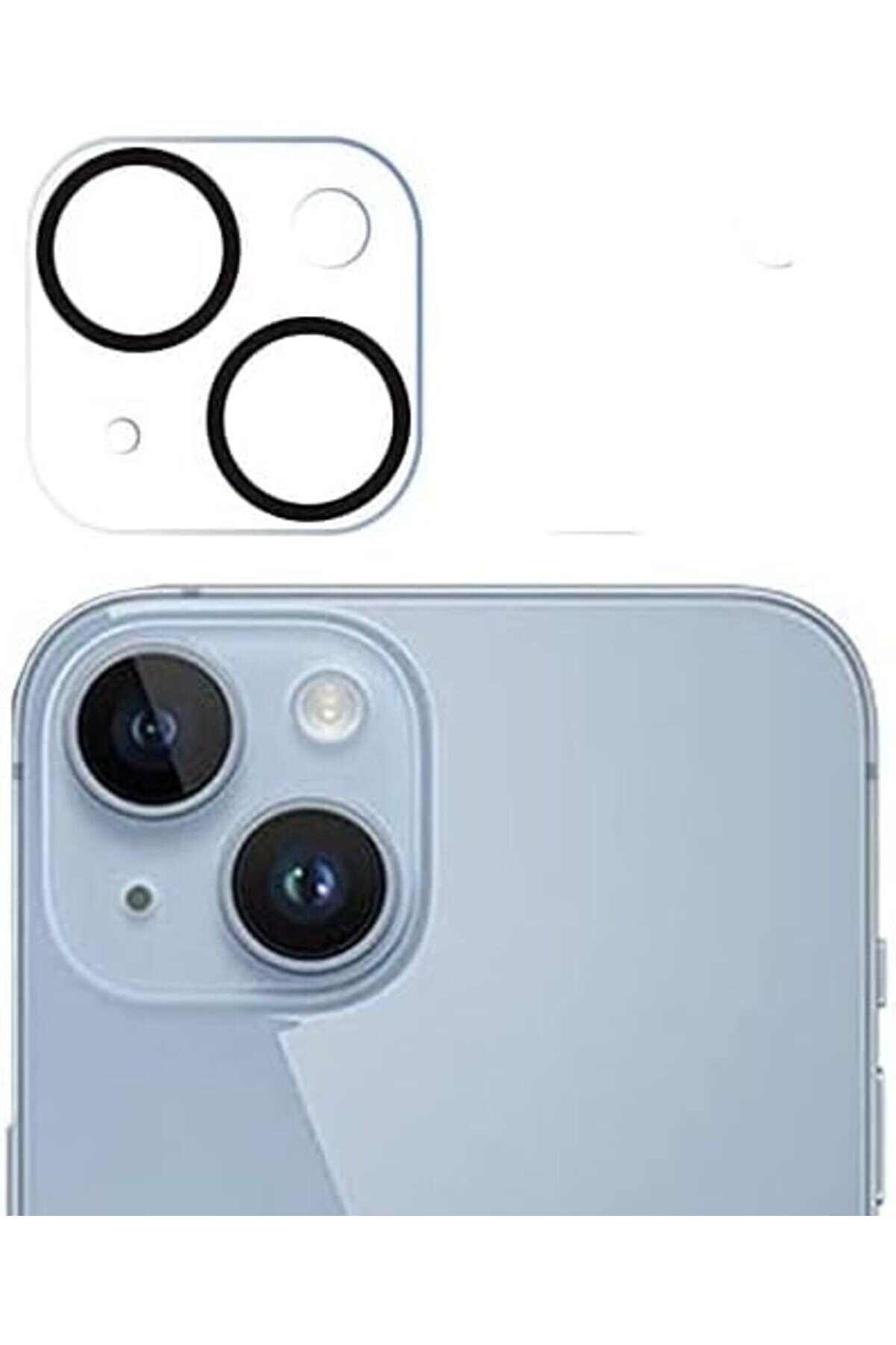 15 Ve 15 Uyumlu Kamera Lens Temperli̇ Cam Kamera 9H Sertli̇k Hd Şeffaf Kamera Lens Kapağı Cam Fi̇lm 10