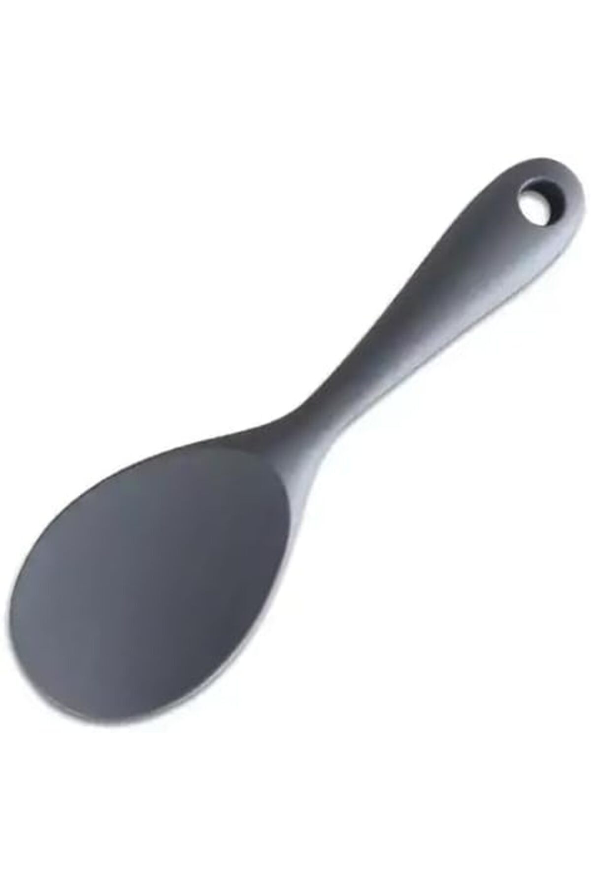 Modashi̇ne Si̇li̇kon Pi̇lav Kaşığı, Si̇li̇kon Servi̇s Kaşığı, 5 Farklı Renk Se&ccedil;eneği̇ ( Gri̇) Modascope 10147