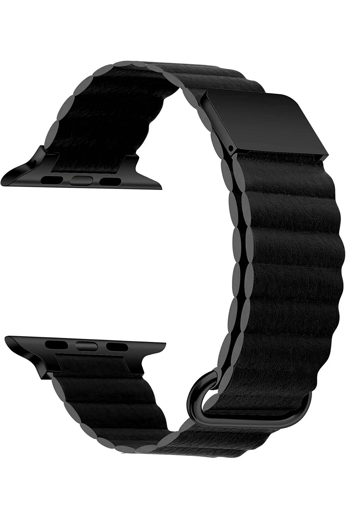 STOREMAX shopverse İle Uyumlu 42mm KRD-78 PU Deri Kordon Strap Kayış Koyu Gri trendflick 1014773