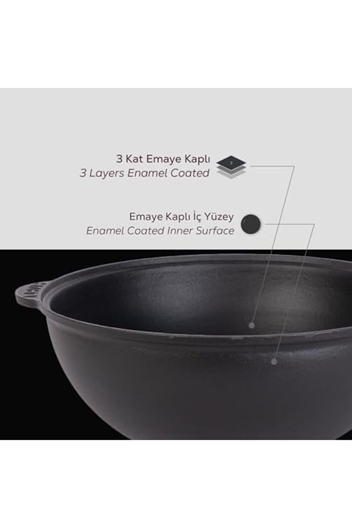 Modashi̇ne D&ouml;k&uuml;m Yuvarlak Kazan Cam Kapaklı Tencere, &Ccedil;ap 30 Cm, Lv Y Kz 30 K3 Modascope 1014773