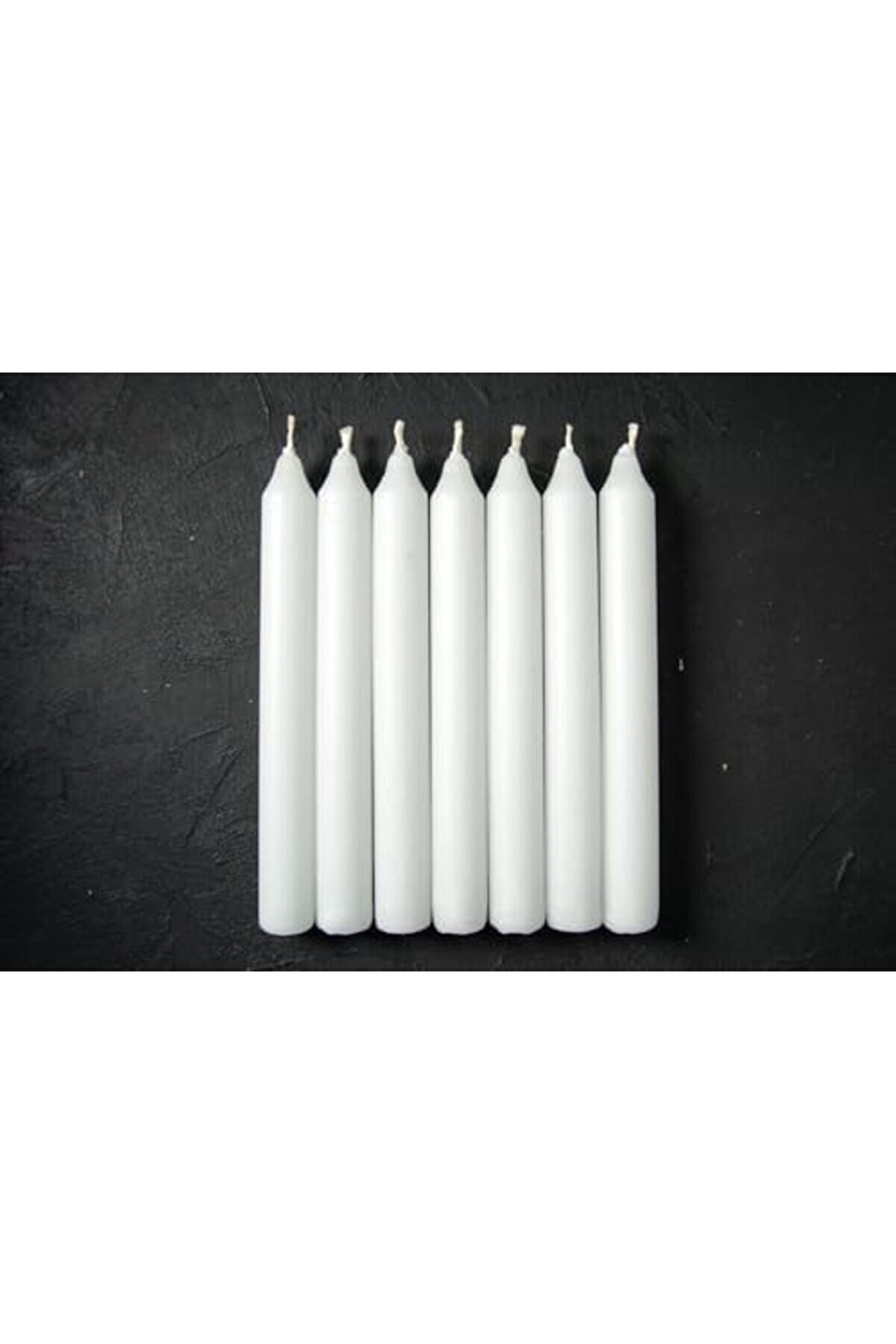 Home 40 Adet 10 Cm Beyaz Mum, Bakkal Mumu, Uzun Yanma Süresi̇, Düğünler Ve Özel Günler İçi̇n Ideal, Eş