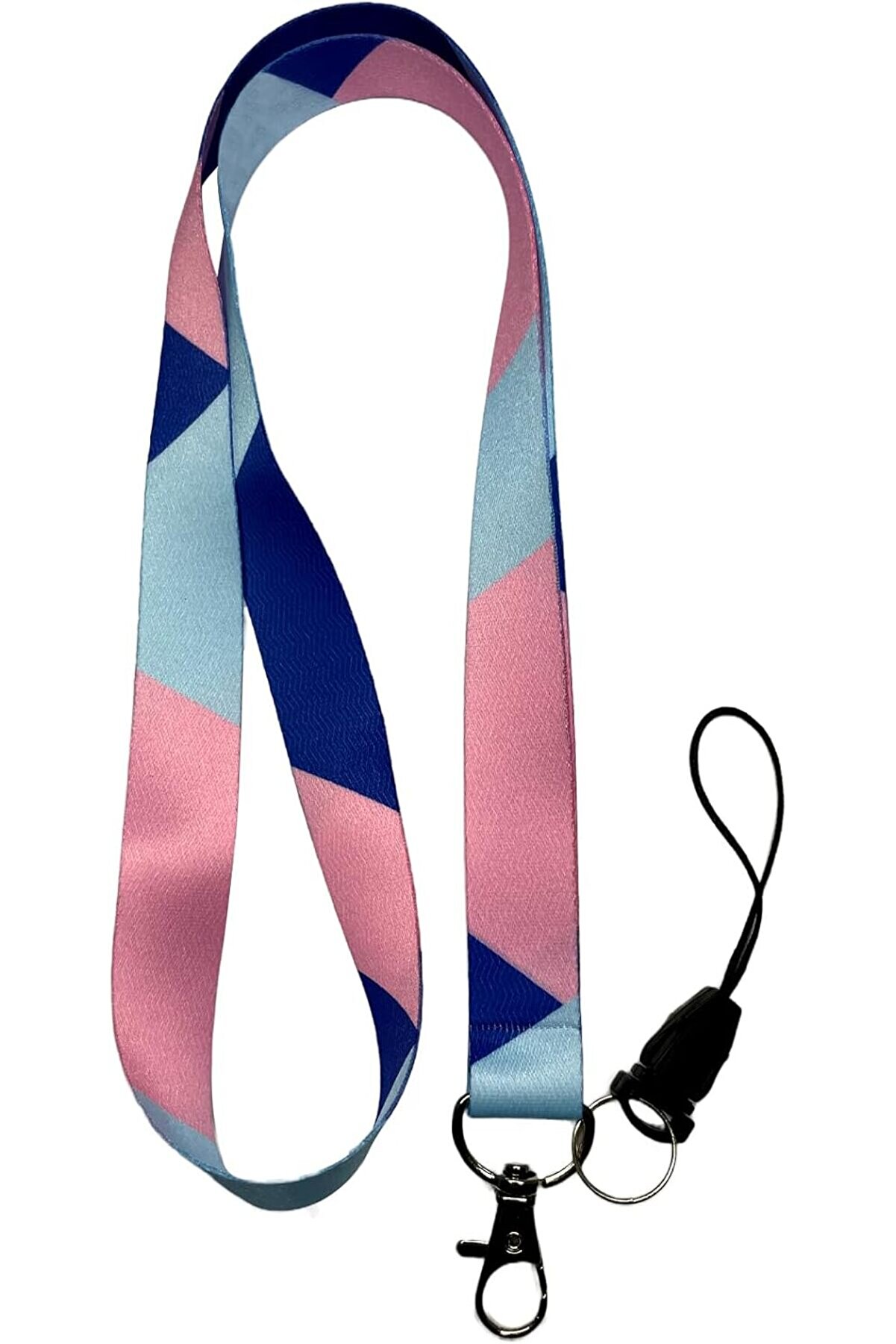 STOREMAX Pembe Mavi Rengarenk Boyun ipi Telefon Askısı Lanyard 1014773