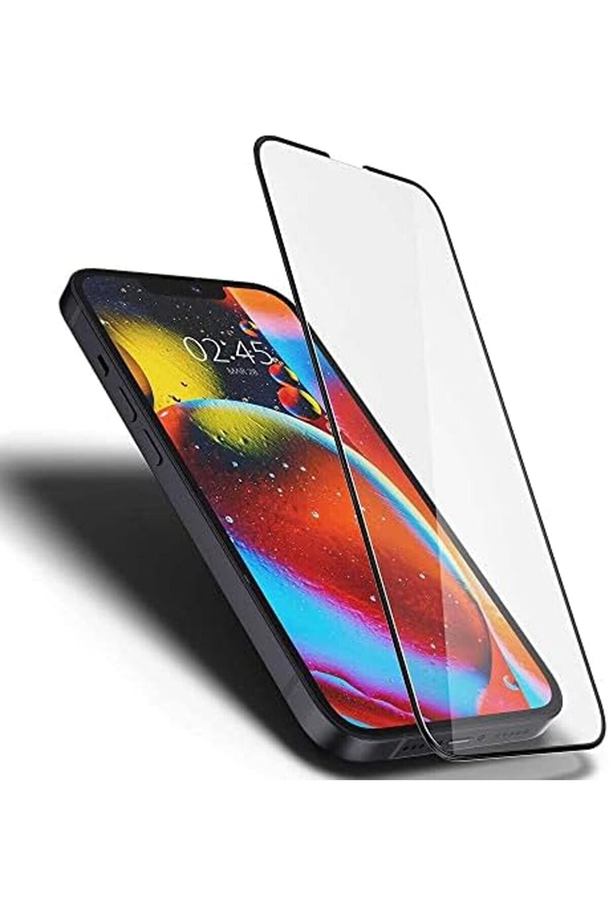 14 / 13 / 16E / 13 Pro Cam Ekran Tam Kaplayan Glas.tr Full Cover Hd - Agl03