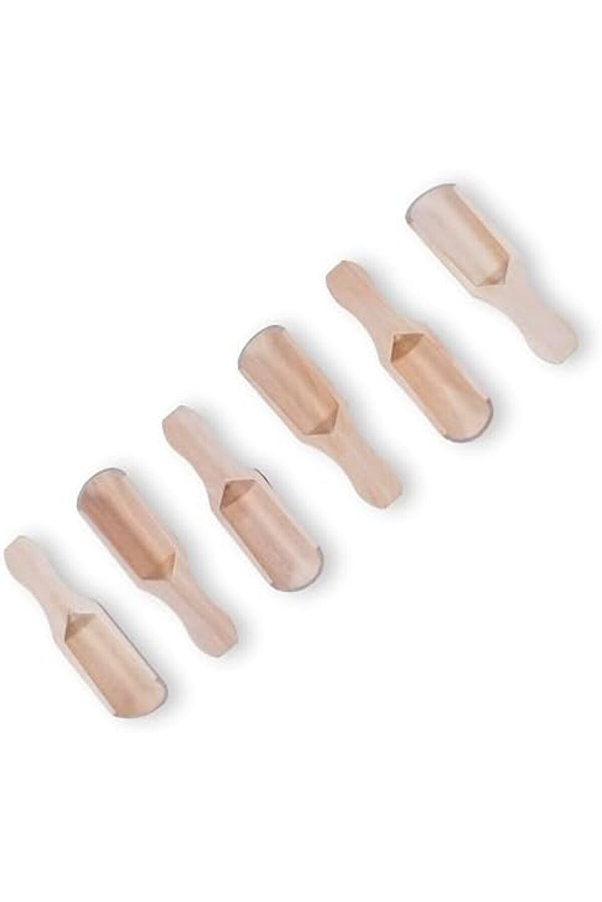 Ahşap Baharat Küreği̇ Küçük 6 Adet