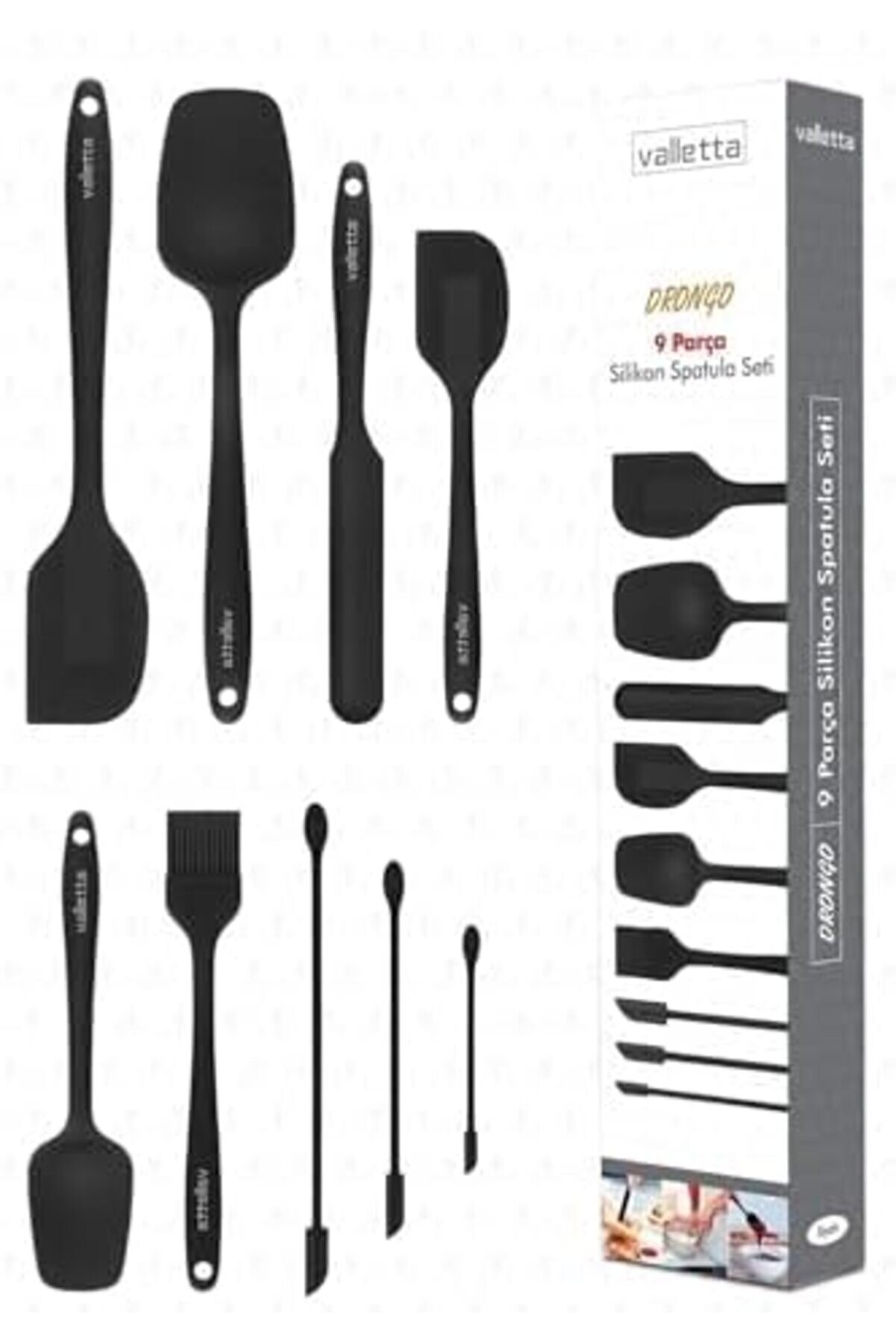 Modashi̇ne Vlt1170 Drongo 9 Lu Spatula Set Si̇yah Modascope 1014773