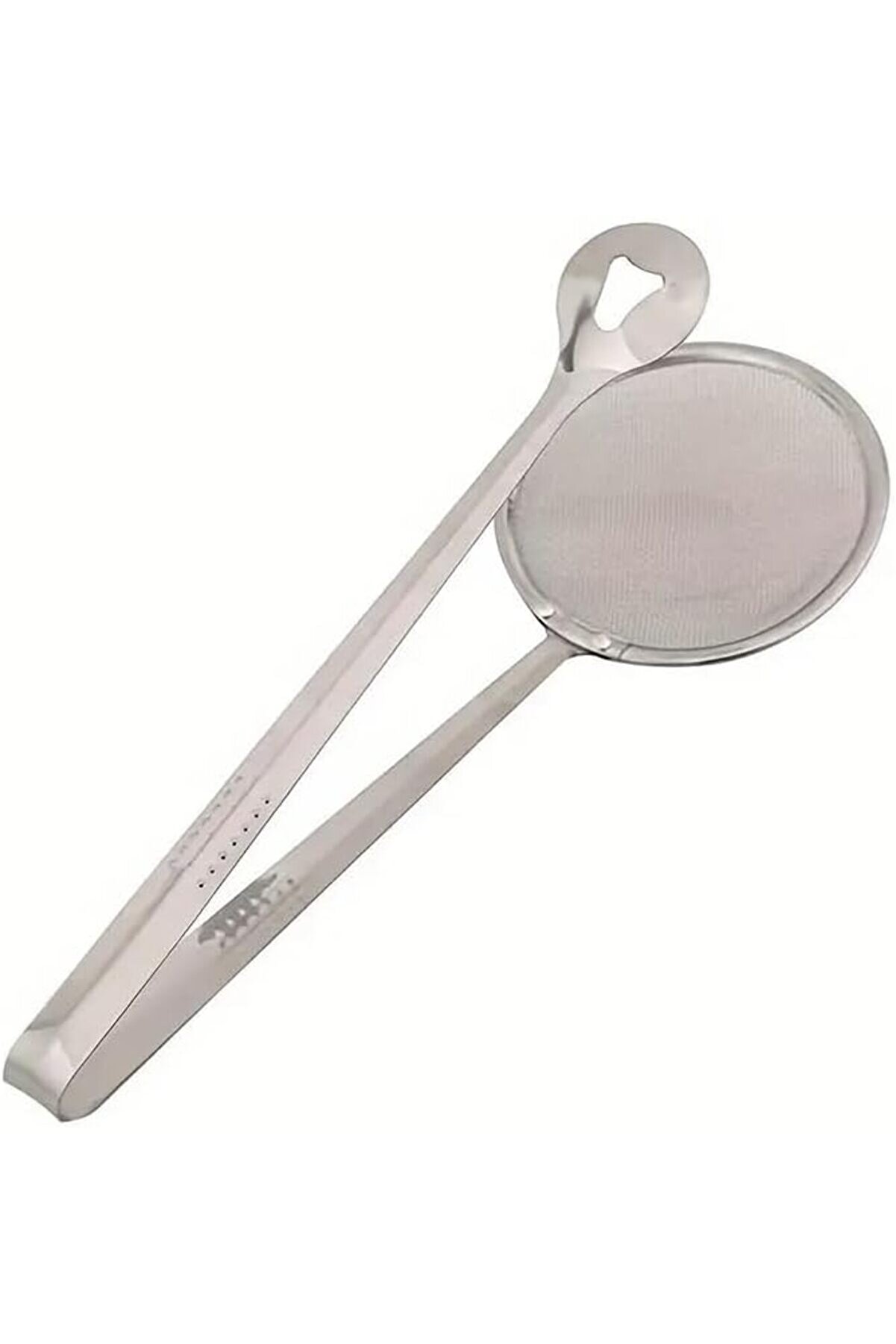 STOREMAX modashine Paslanmaz Çelik Kızartma Maşası, Süzgeç Filtreli, Metal modascope 1014773