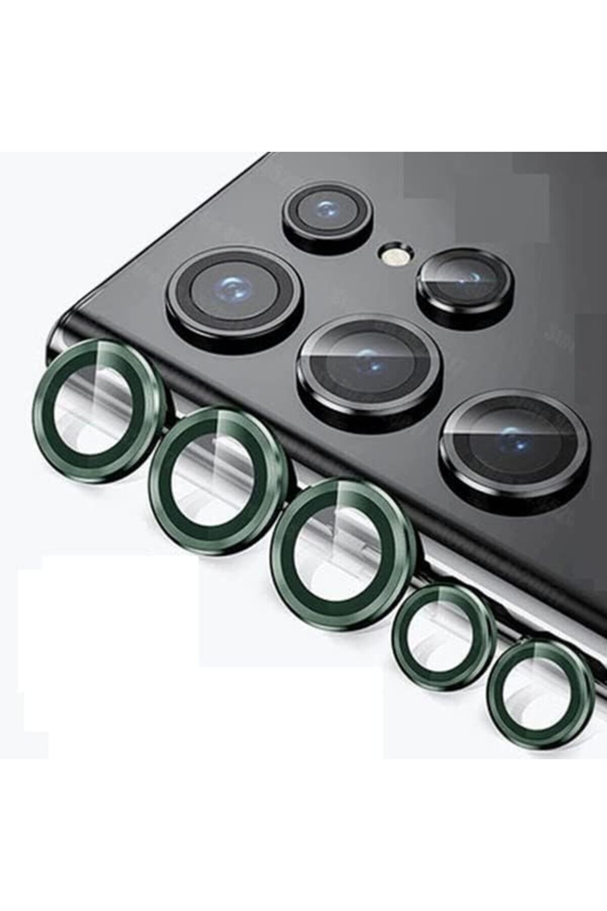 S24 Ultra Lens Kamera Safi̇r Hd+ G&ouml;r&uuml;nt&uuml; Zoom Bozmaz S24 Lens (Yeşi̇l) 1014773