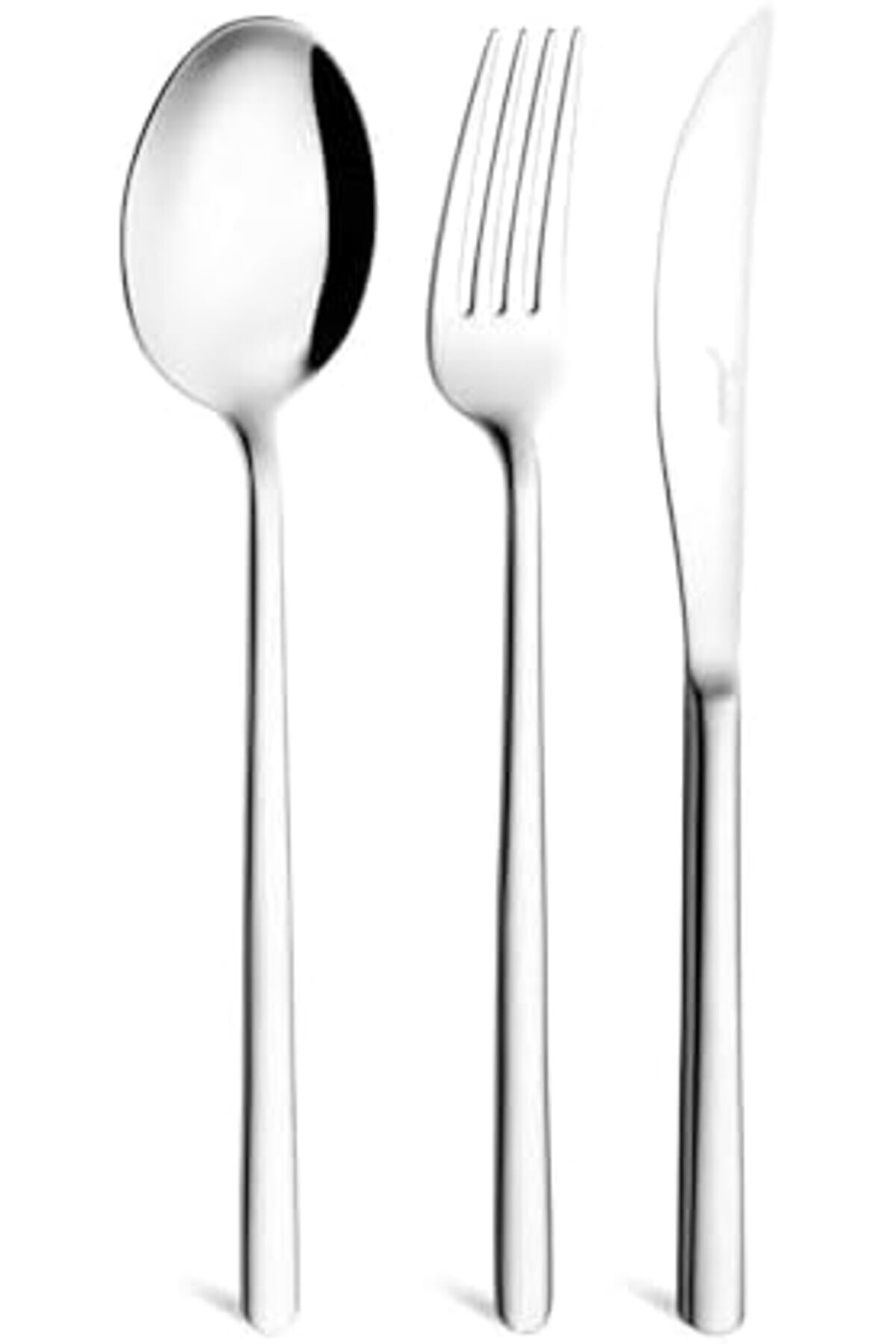 Modashi̇ne 2900 Vannes 18 Parça 6 Ki̇şi̇li̇k Yemek Çatal Kaşık Bıçak Takımı Modascope 1014773