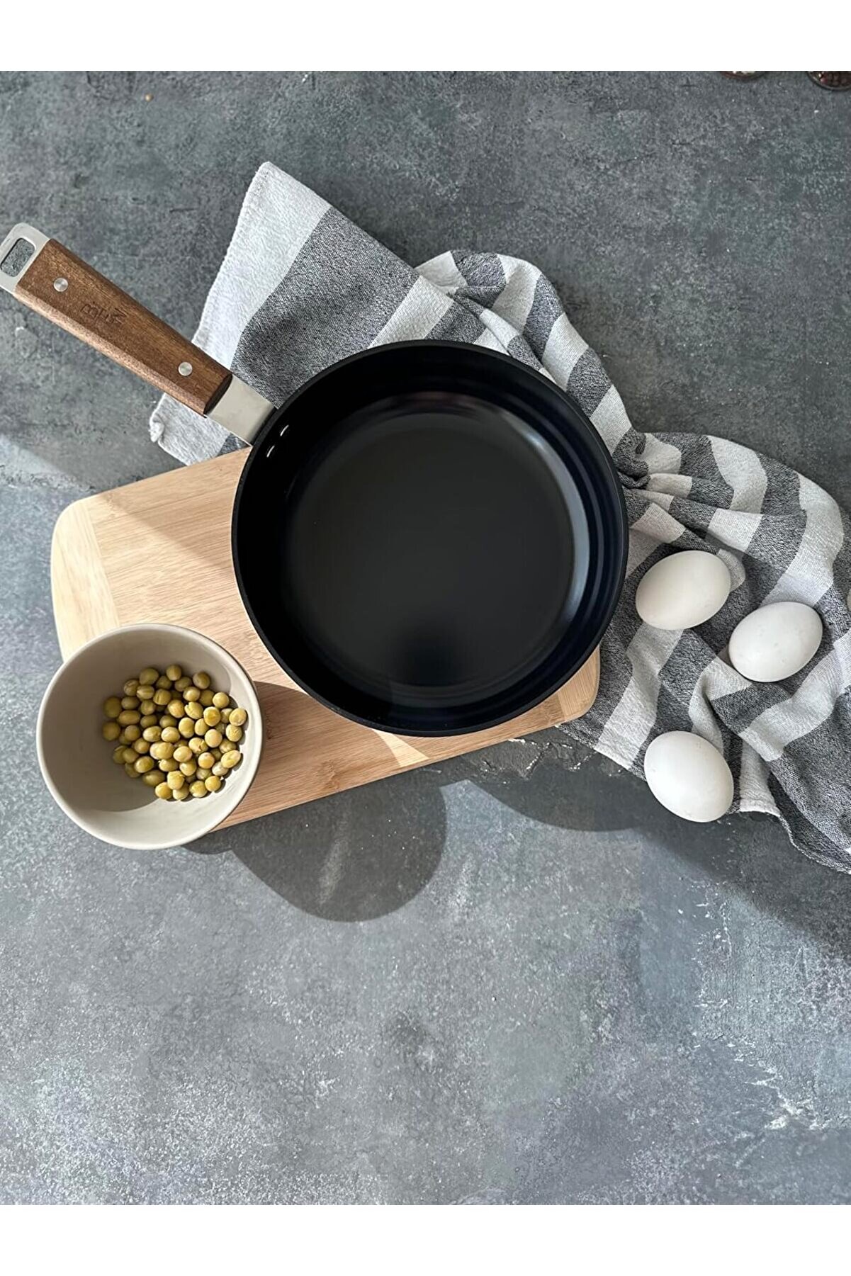 STOREMAX modashine Bien İndüksiyonlu Wok Tava Akasya Ağacı Saplı 20 cm modascope 1014773