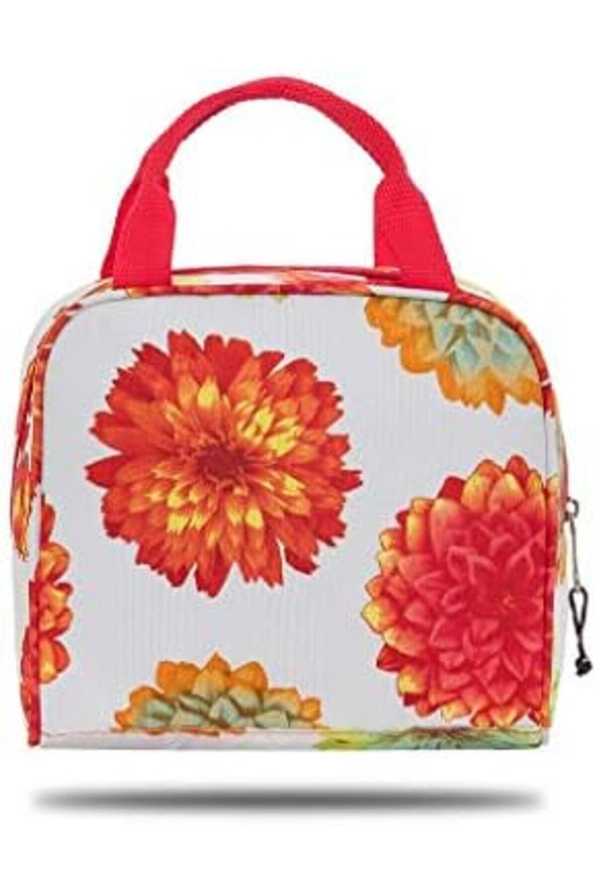 Modashi̇ne Lounch Beyaz Çi̇çek Desen Beslenme Çantası Modascope 1014773