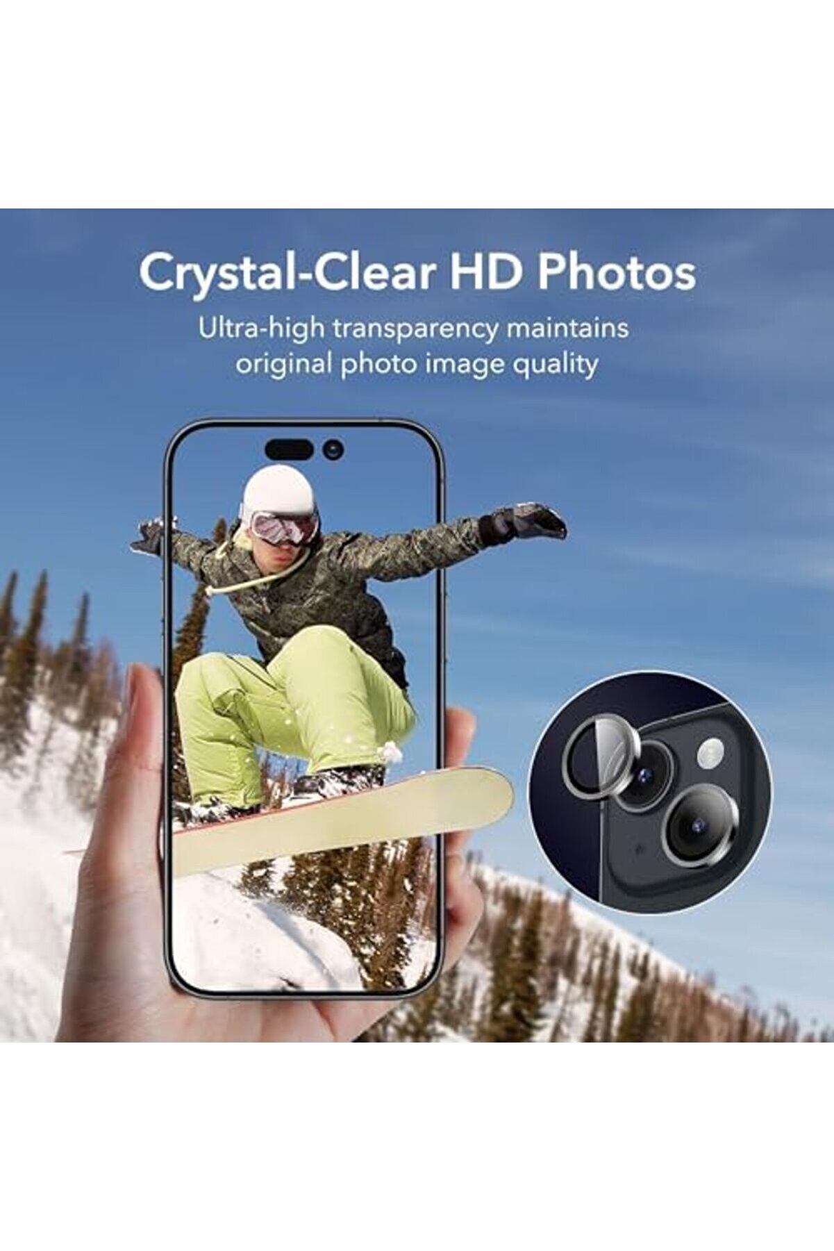 15 15 İçi̇n Kamera Lens Kamera Ultra Yüksek Kali̇teli̇ Cam Lens Mercek (Si̇yah) 1014773