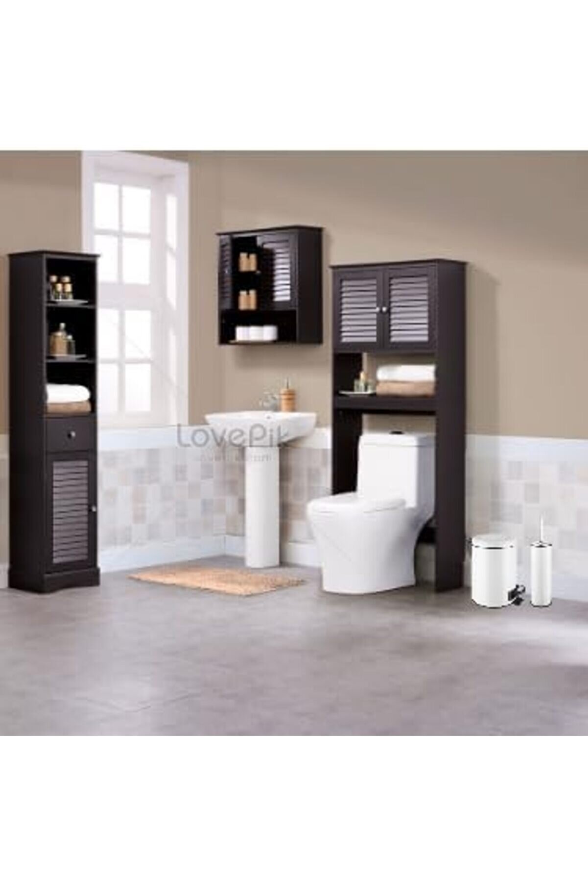 Beyaz Çöp Kovası Seti̇ 3 Lt (000400-2) 1014773