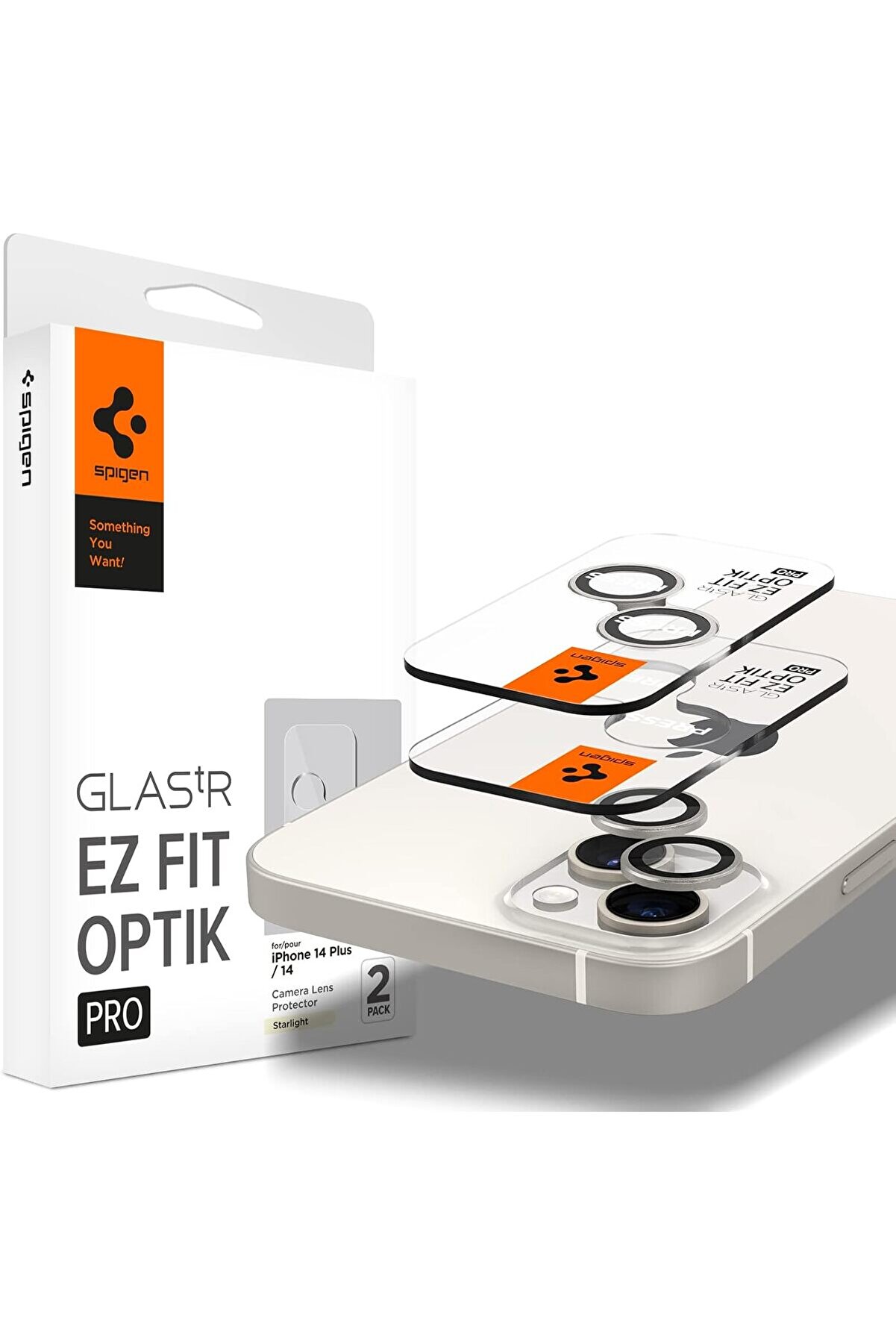 STOREMAX 15 / 15 / 14 / 14 Kamera Lens Camı Glas.tR EZ Fit Optik Pro (2 Adet) Starlight - AGL05604 1014773