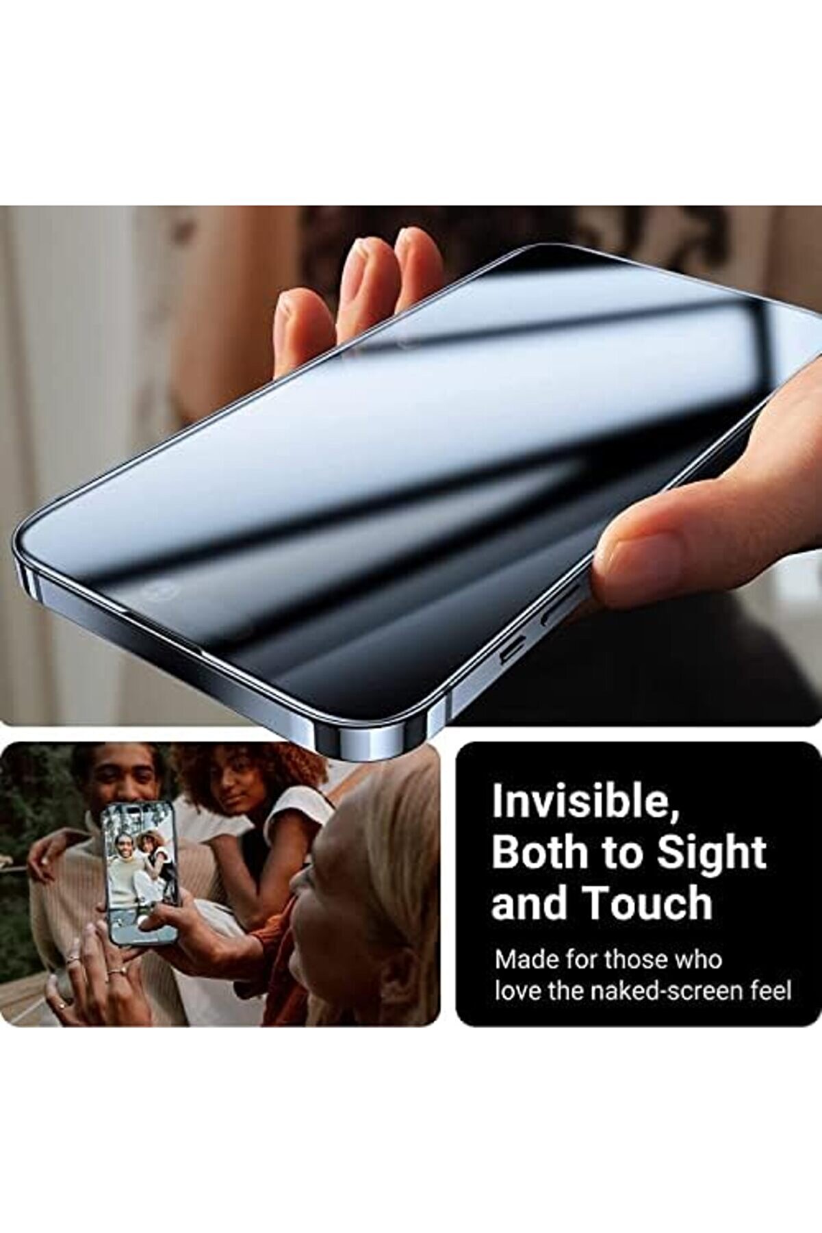 14 Pro İçi̇n Esnek Cam, Ekranı Tam Kaplayan Uzun Ömürlü Parlak Ekran Esnek Temperli̇ Cam 1088605