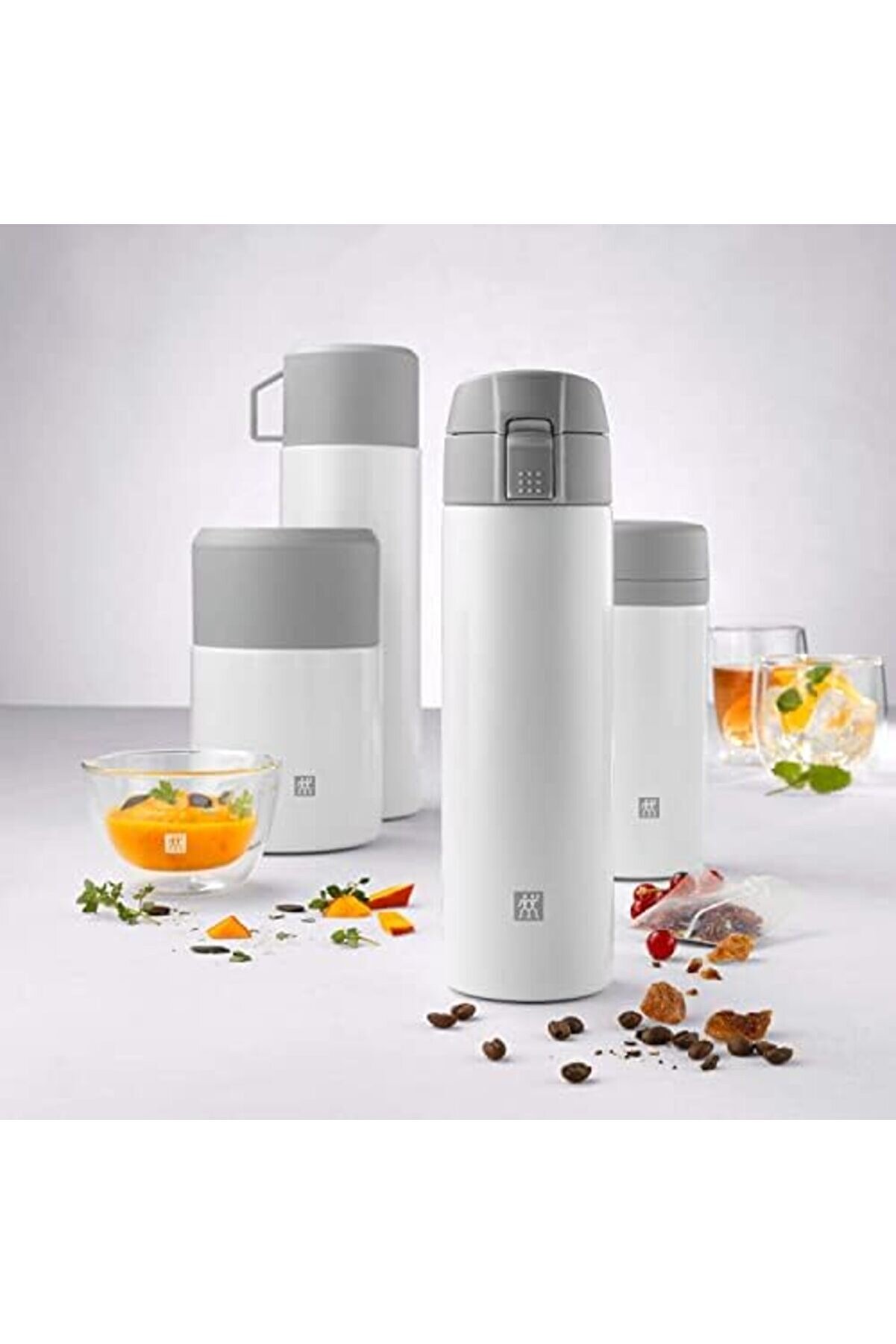 Thermo Yemek Kavanozu, Paslanmaz Çeli̇k, Beyaz-Gri̇, 700 Ml 1014773