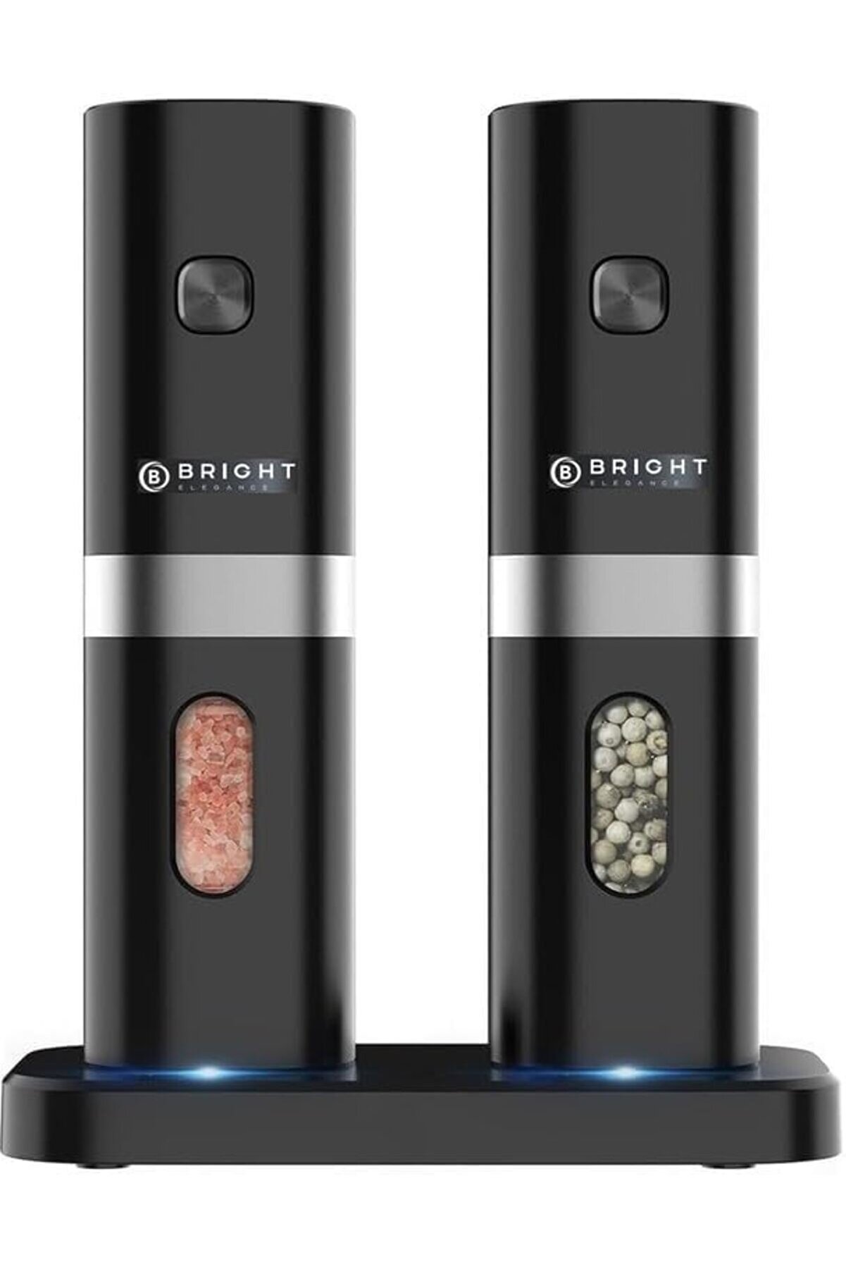 STOREMAX Elegance BE-2220 2'li Pilli LED Işıklı Otomatik Tuz ve Karabiber Öğütücü Değirmeni 1014773