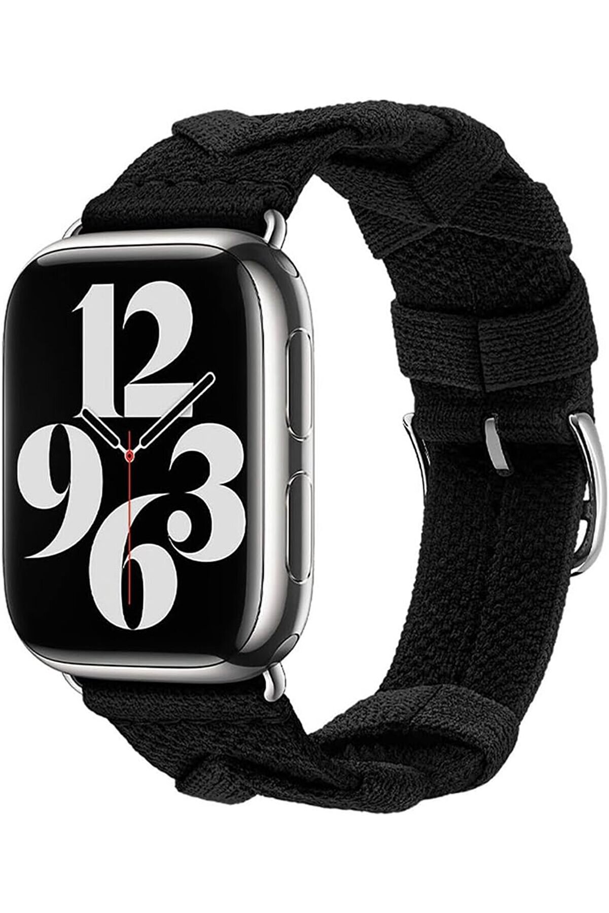 STOREMAX shopverse İle Uyumlu 38mm/40mm KRD-97 Sarmal Örgü Tasarımlı Kordon Siyah trendflick 1014773