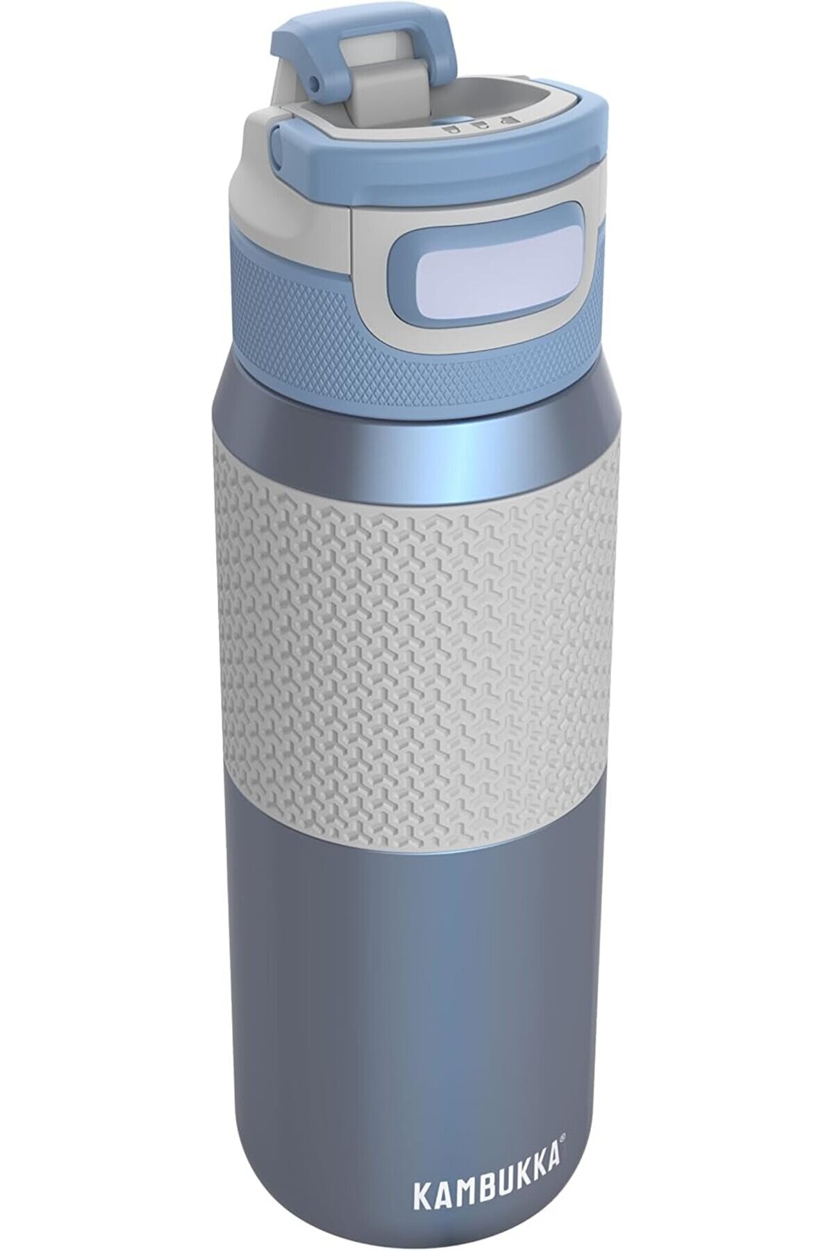 STOREMAX elizzashop Elton Insulated içecek şişesi – 750 ml – gök mavisi – 3'ü 1 arada kapak – Snapclean®